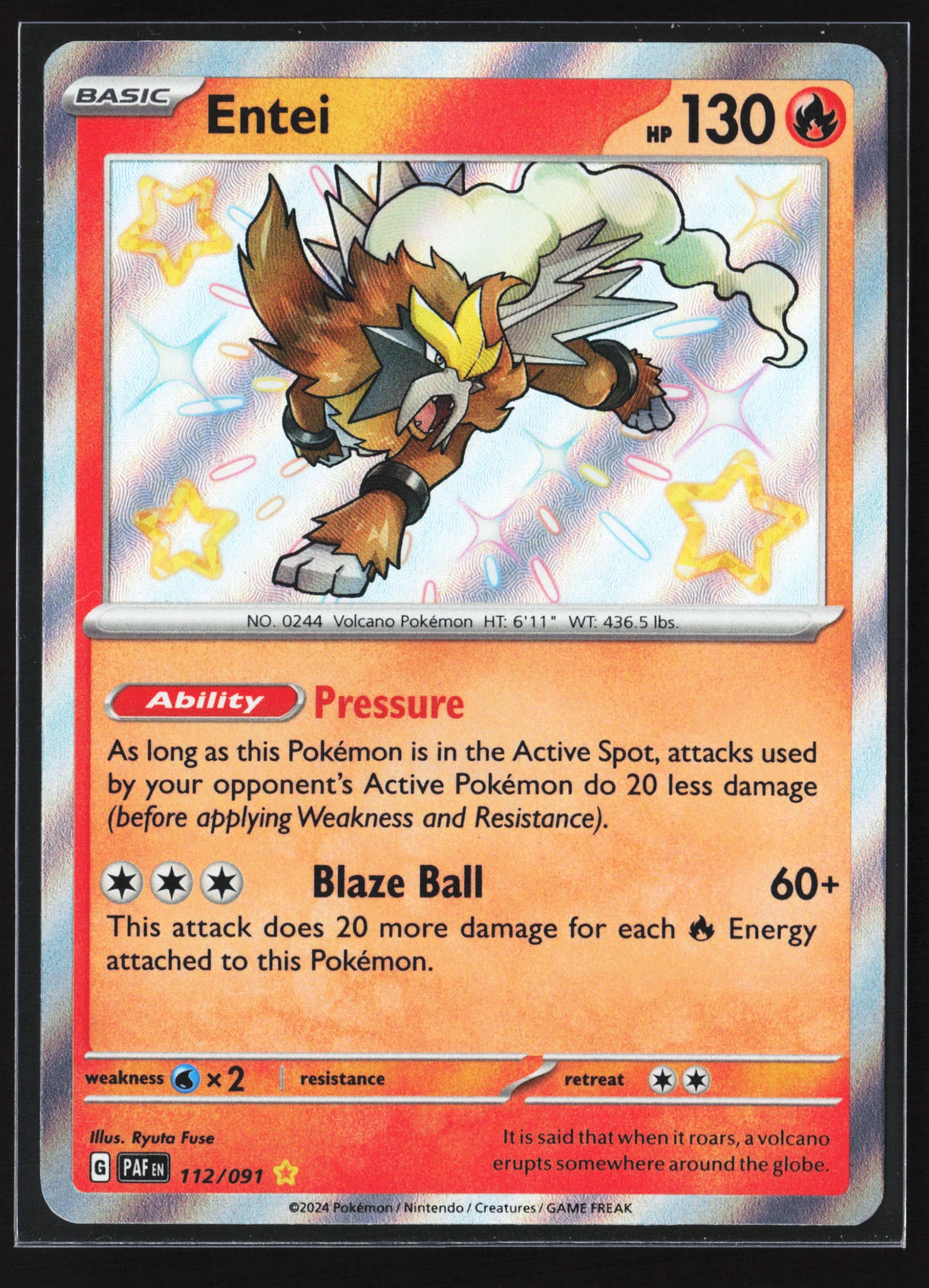 Entei (PAF 112) — Voorkant