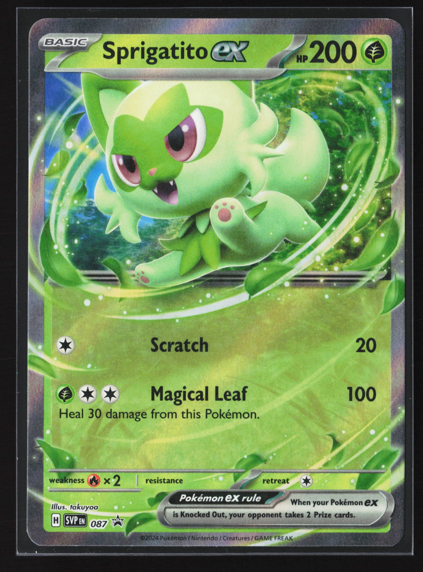 Sprigatito ex (SVP 087) — Voorkant
