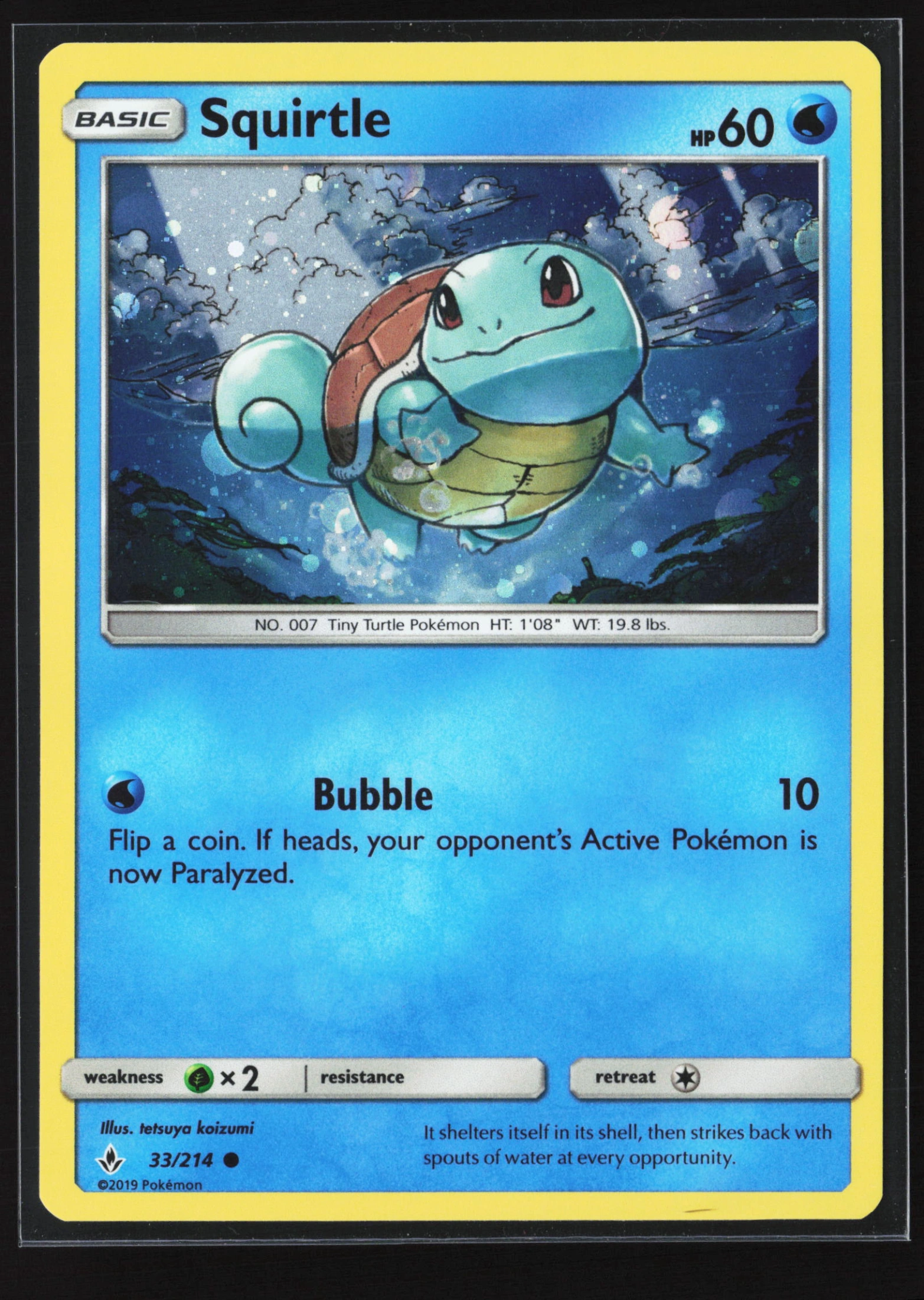Squirtle (UNB 033) — Voorkant