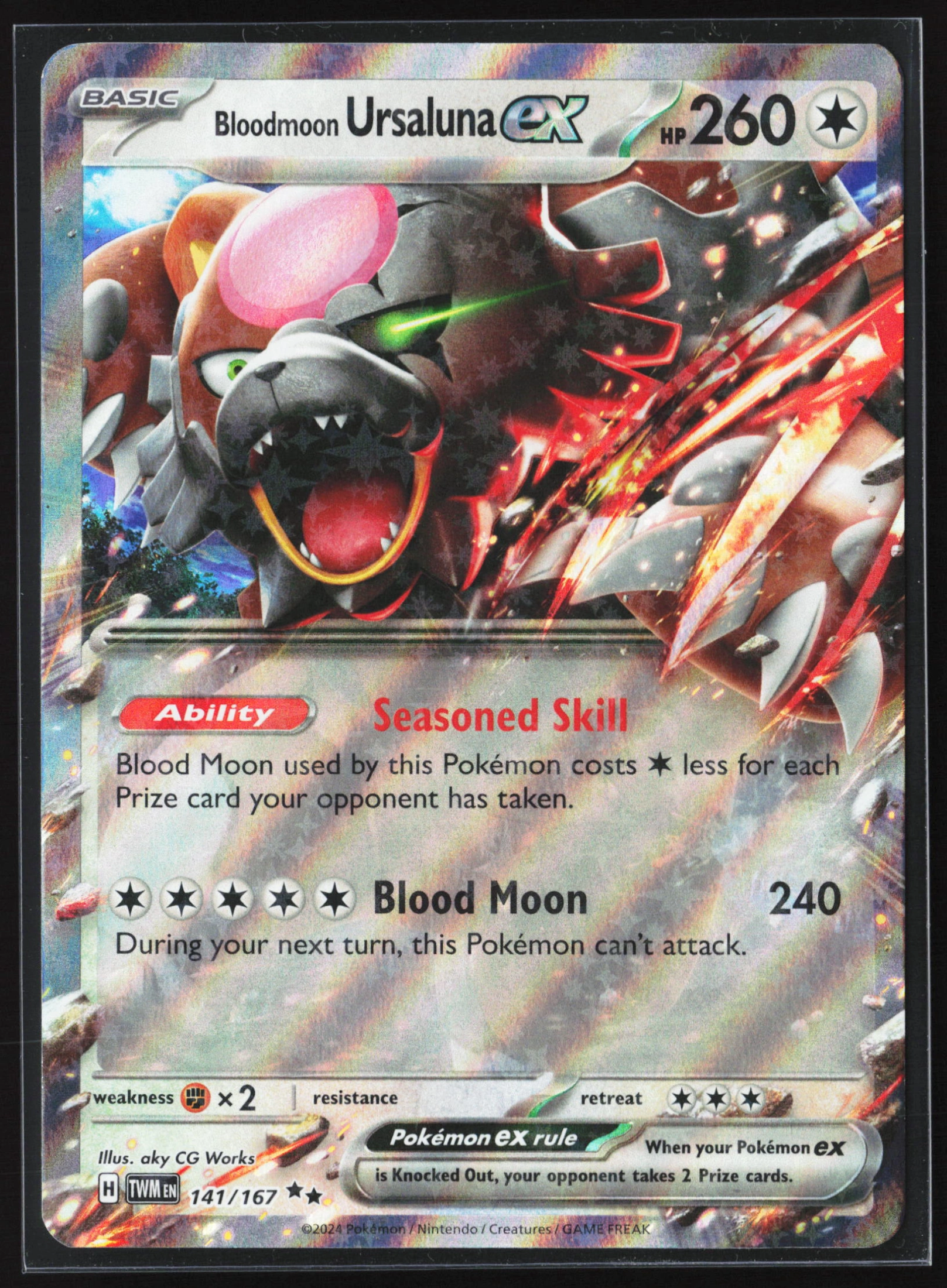 Bloodmoon Ursaluna ex (TWM 141) — Voorkant