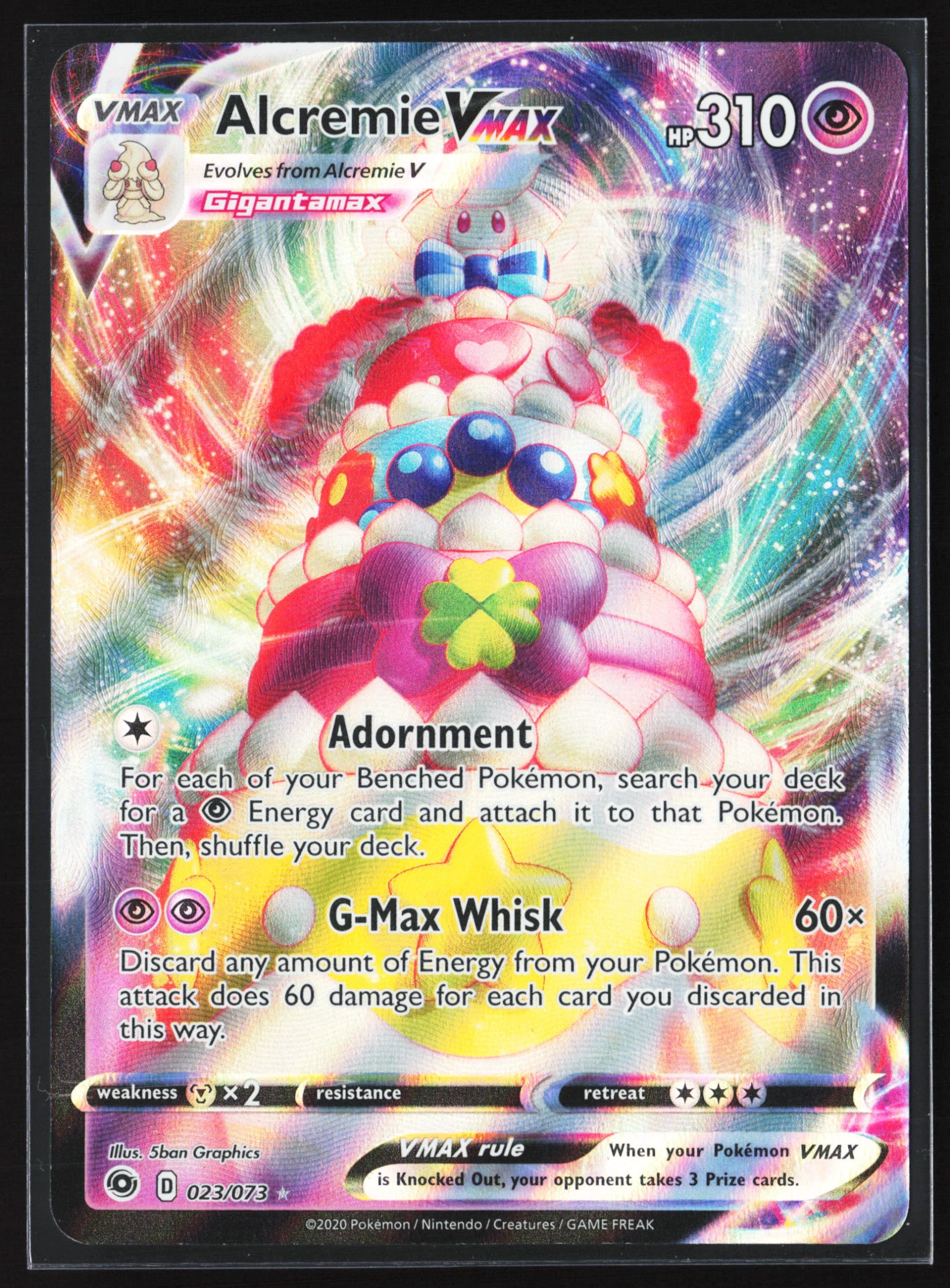 Alcremie VMAX (CPA 023) — Voorkant