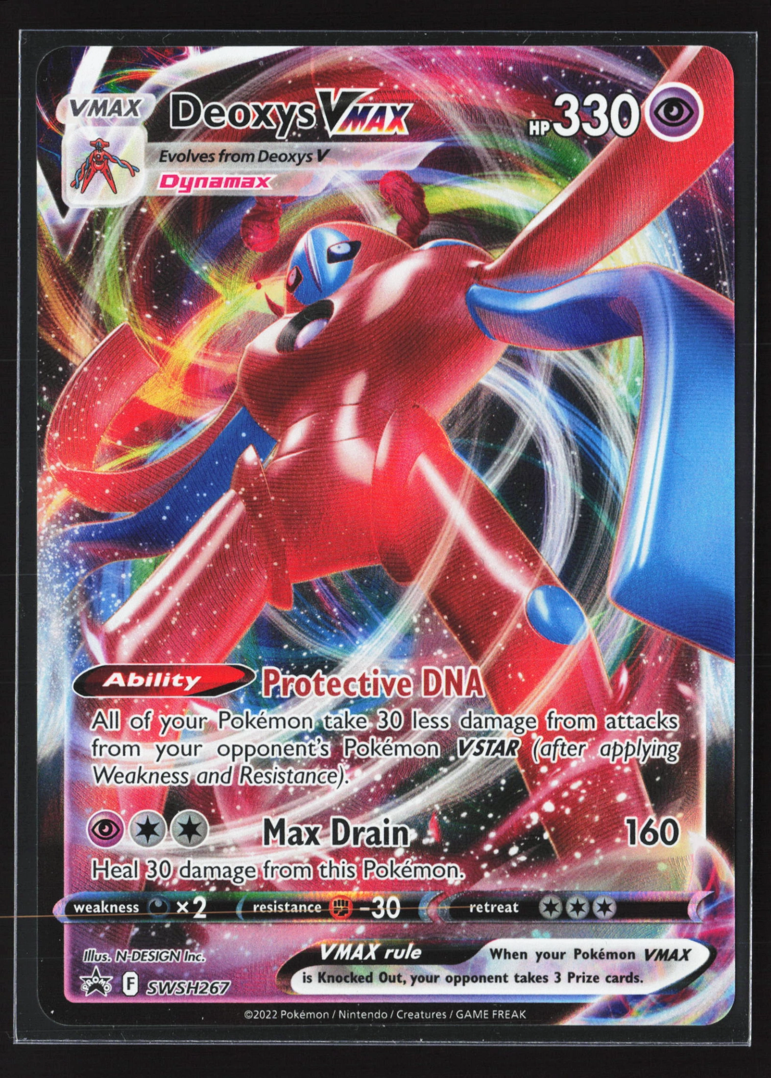 Deoxys VMAX (PR-SW SWSH267) — Voorkant