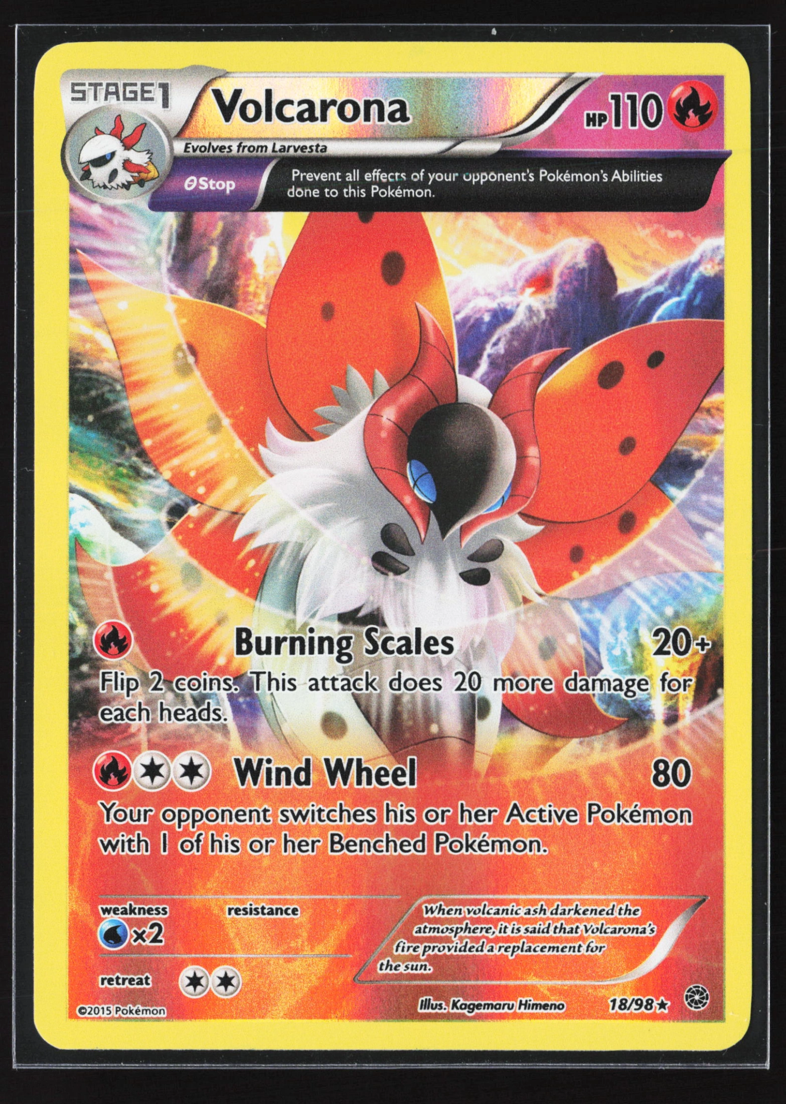 Volcarona (AOR 018) — Voorkant