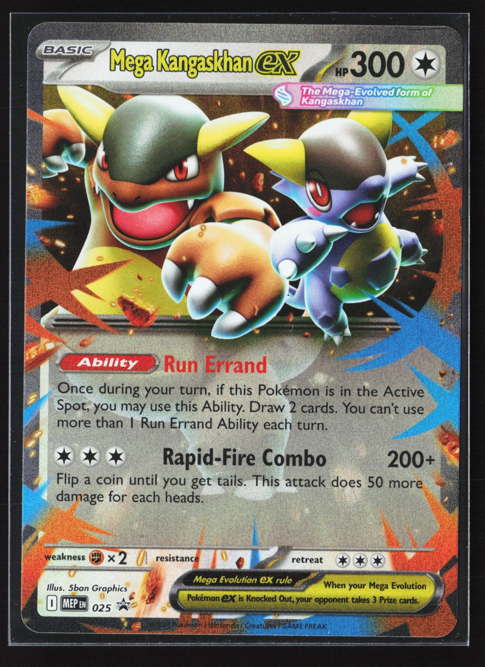 Mega Kangaskhan ex (MEP 025) — Voorkant