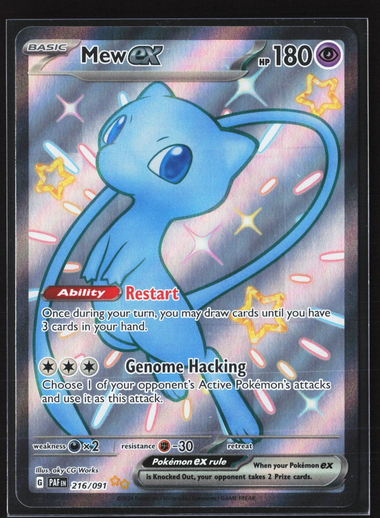 Mew ex (PAF 216) — Voorkant