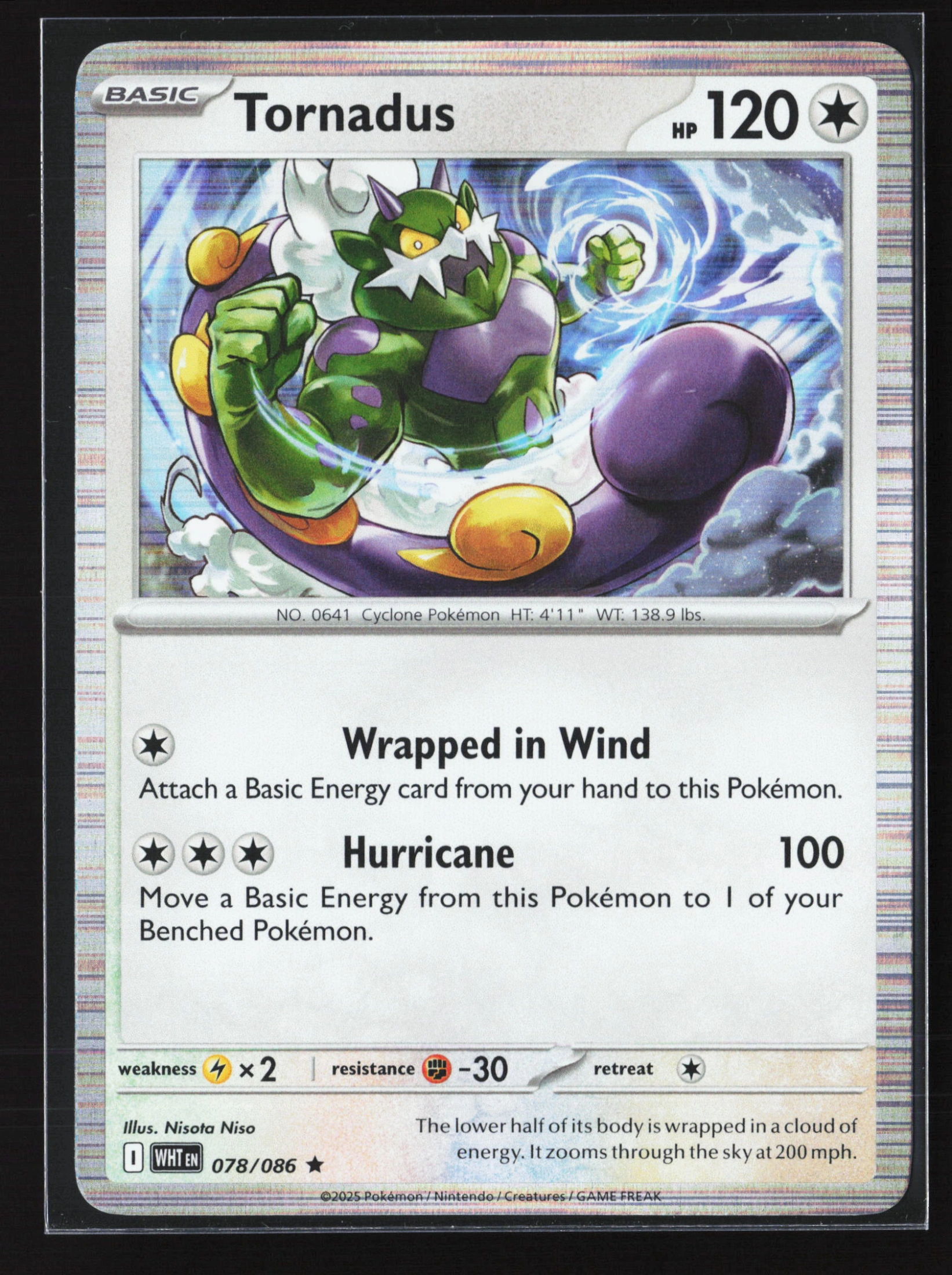 Tornadus (WHT 078) — Voorkant