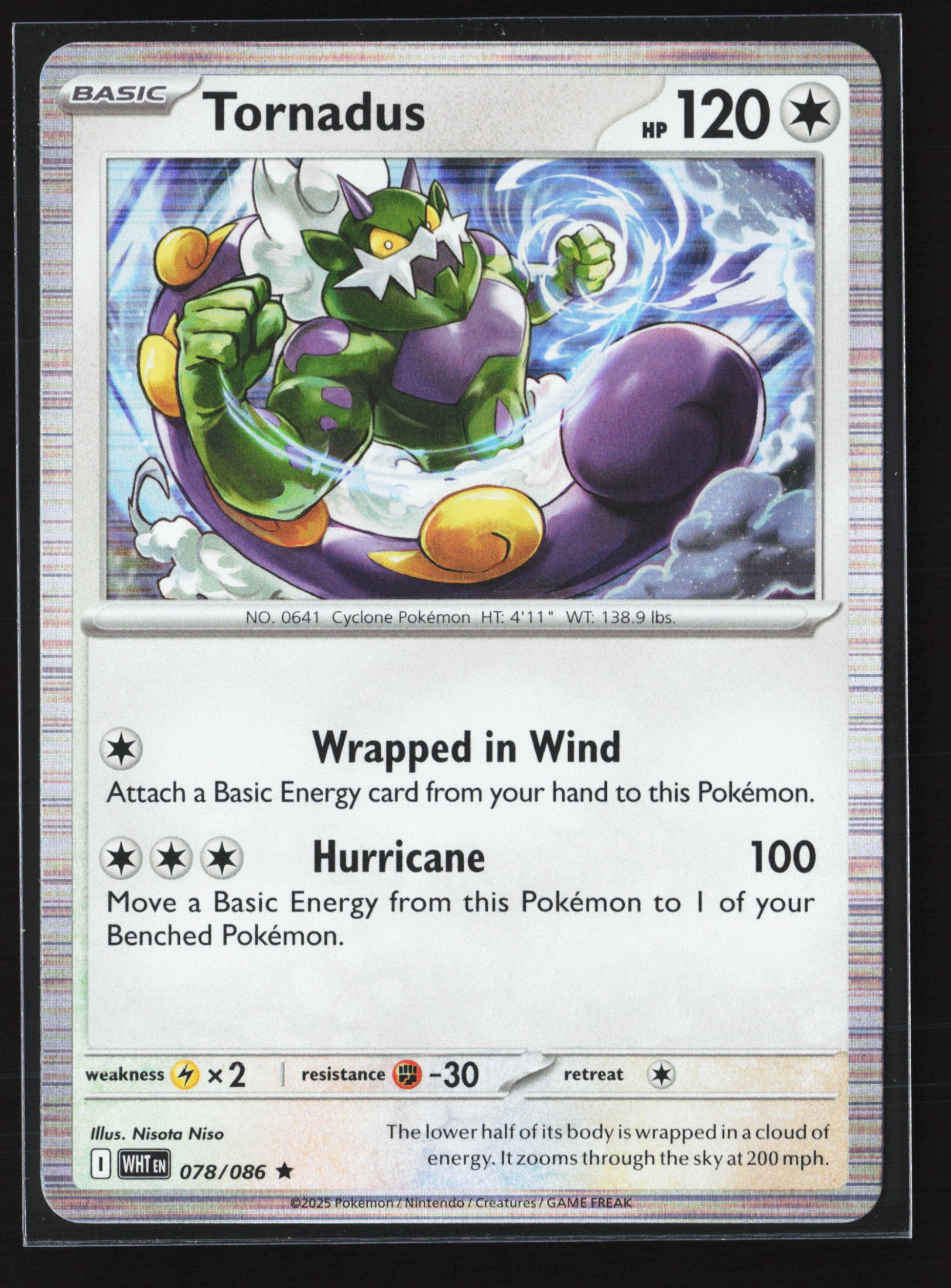Tornadus (WHT 078) — Voorkant