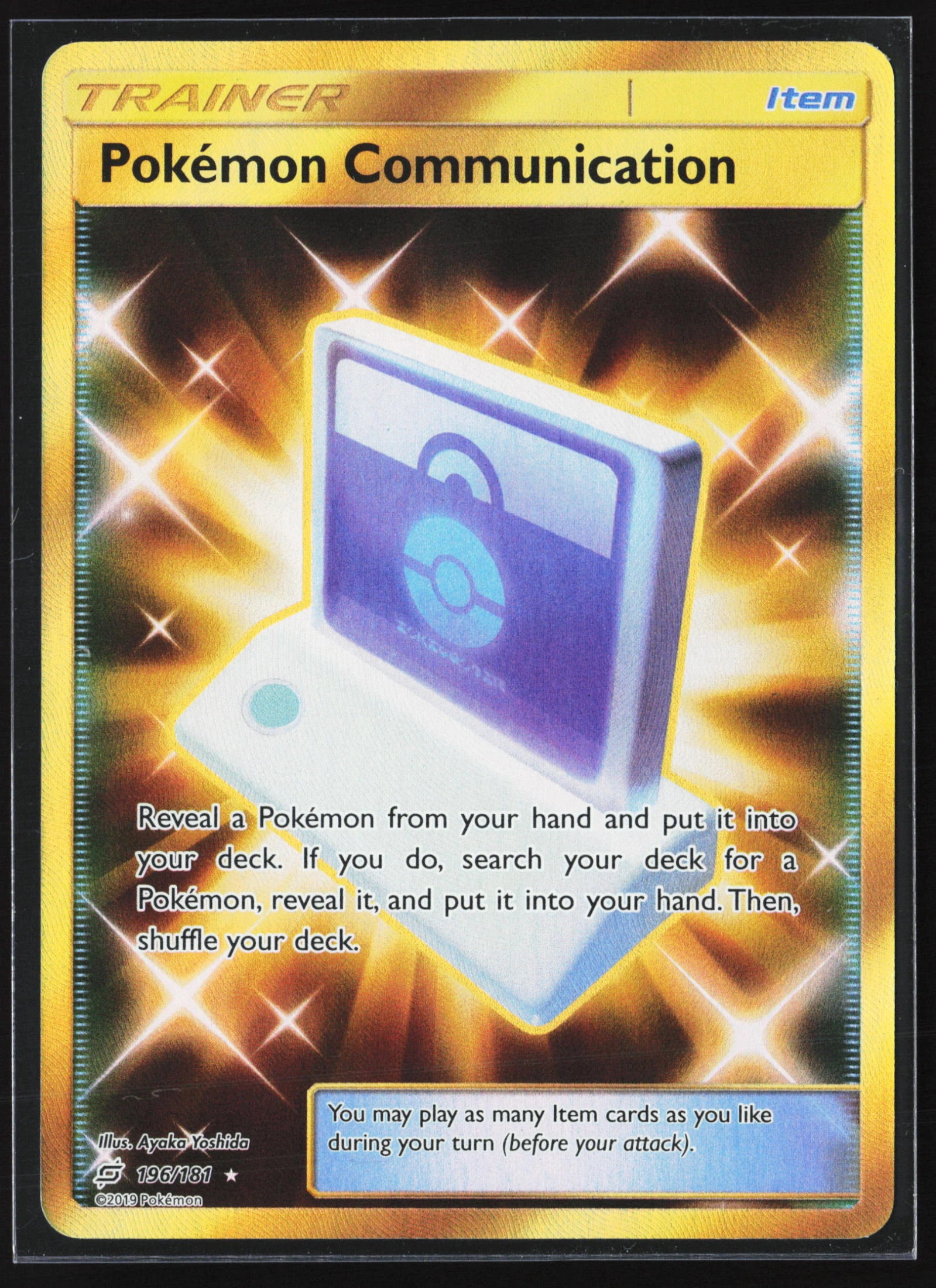 Pokémon Communication (TEU 196) — Voorkant