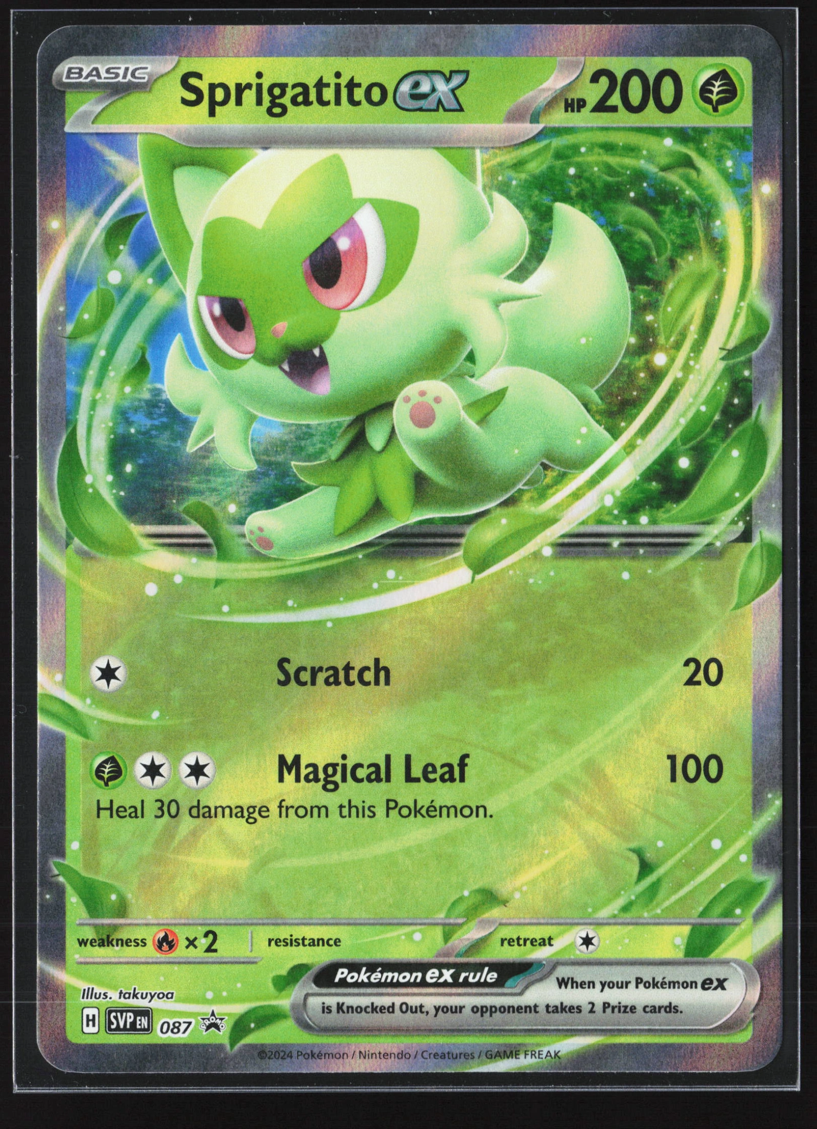 Sprigatito ex (SVP 087) — Voorkant