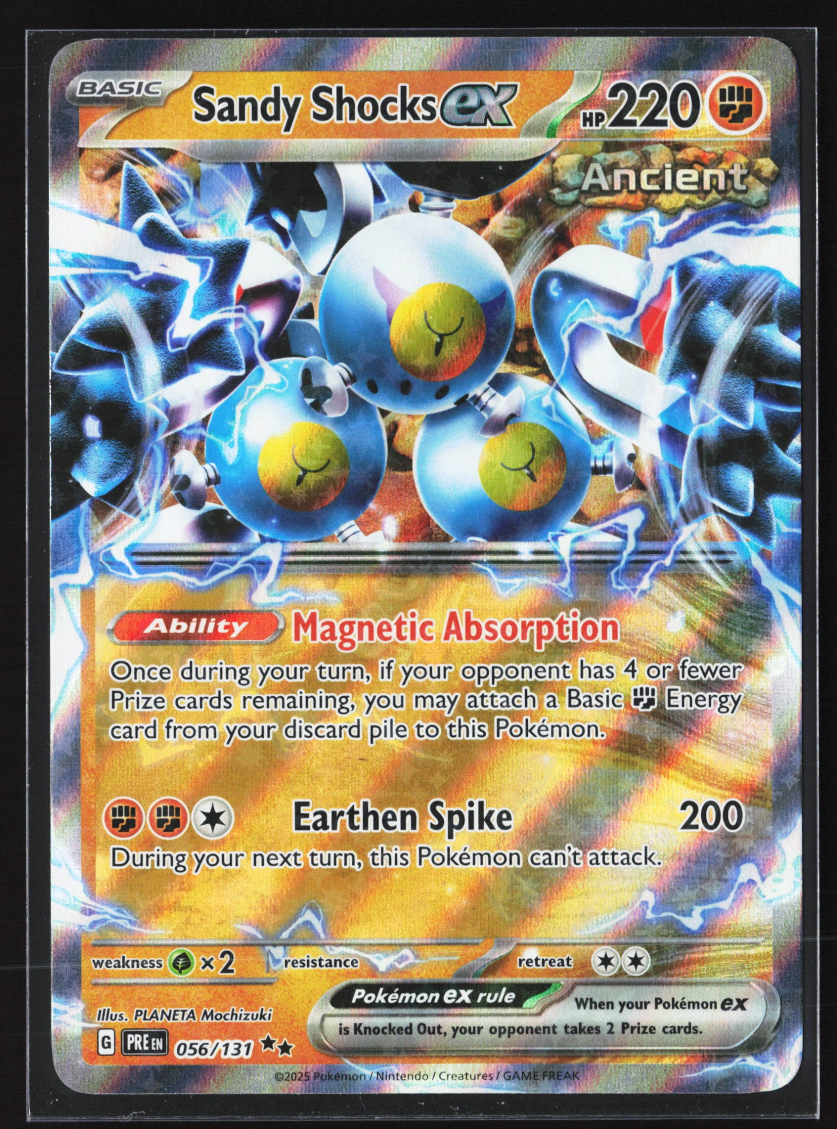 Sandy Shocks ex (PRE 056) — Voorkant