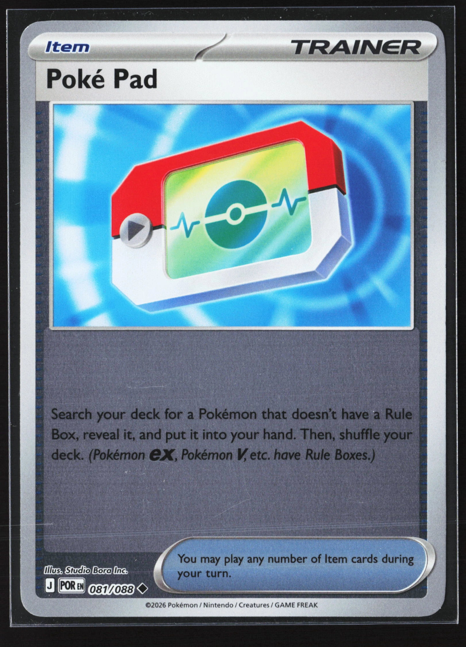 Poké Pad (POR 081) — Voorkant