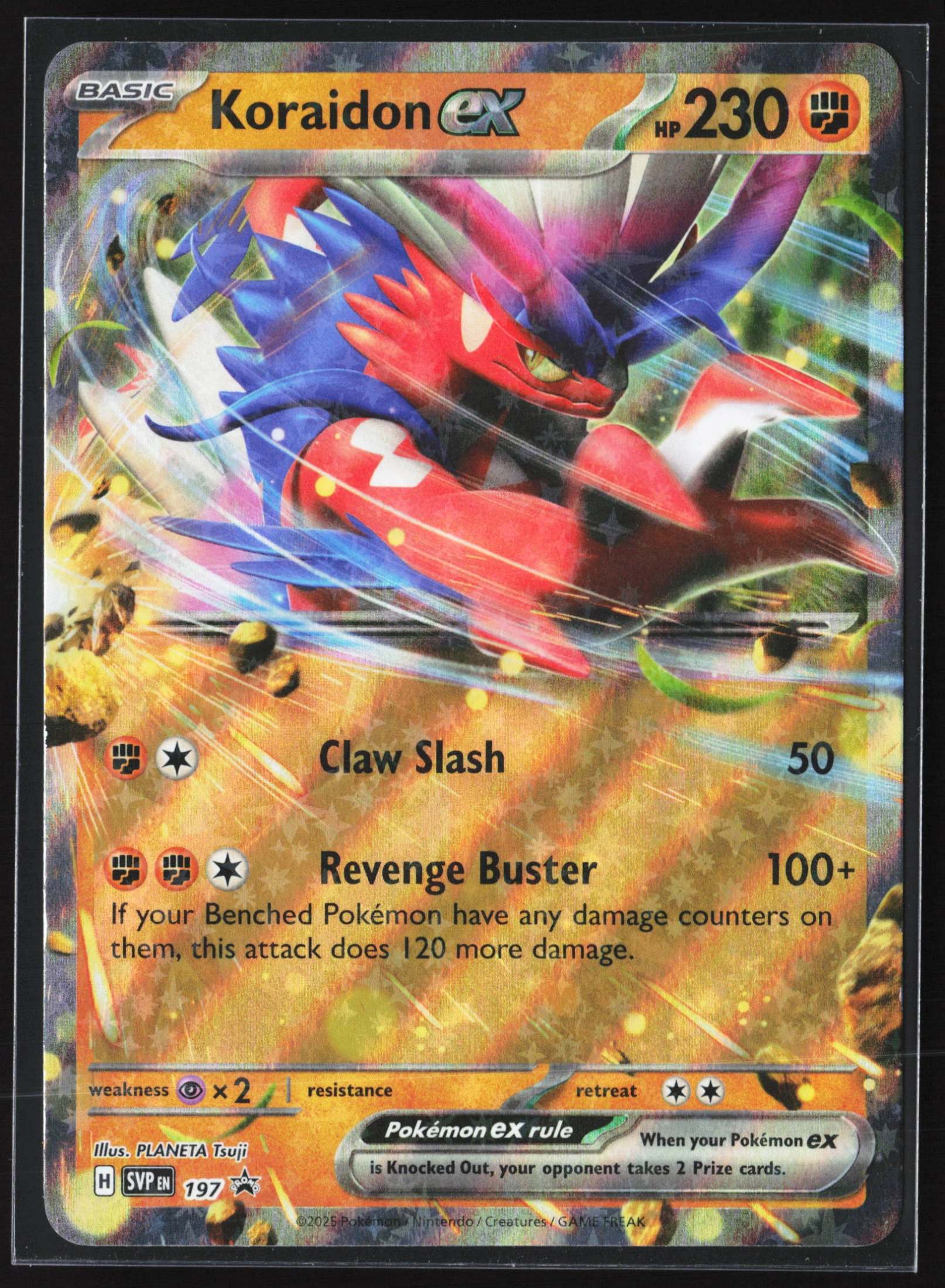 Koraidon ex (SVP 197) — Voorkant