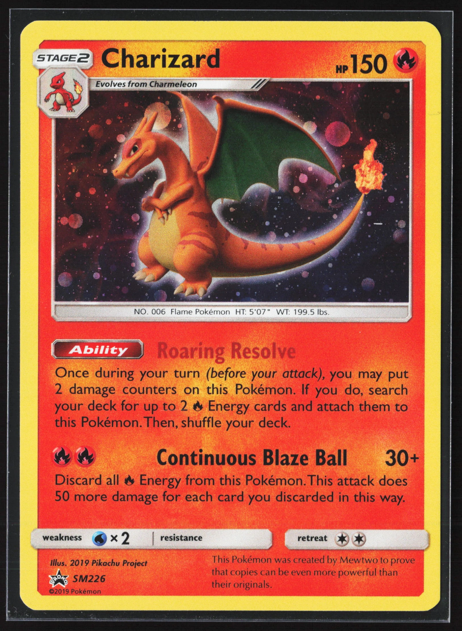 Charizard (PR-SM SM226) — Voorkant