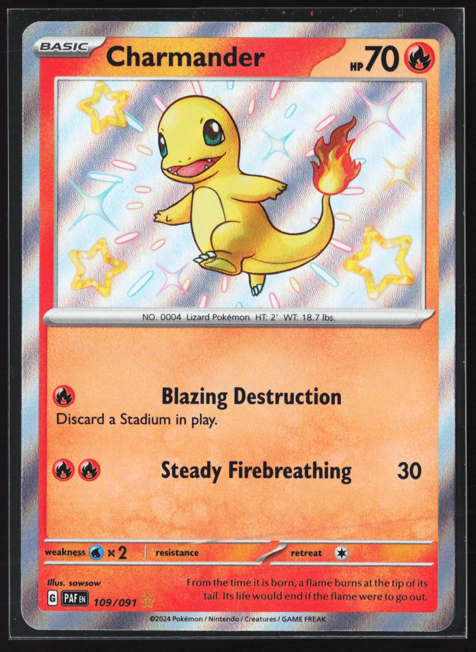 Charmander (PAF 109) — Voorkant