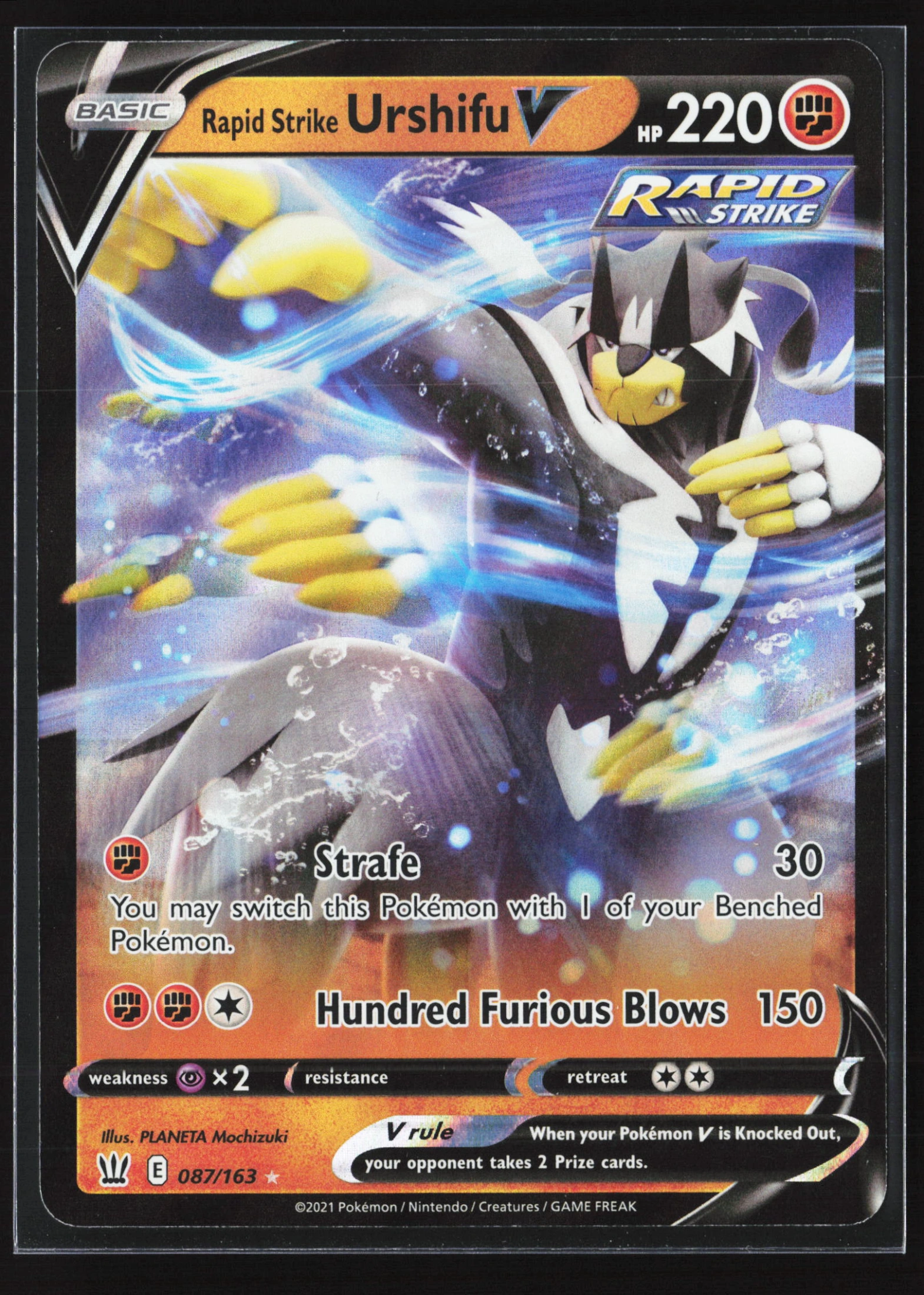 Rapid Strike Urshifu V (BST 087) — Voorkant