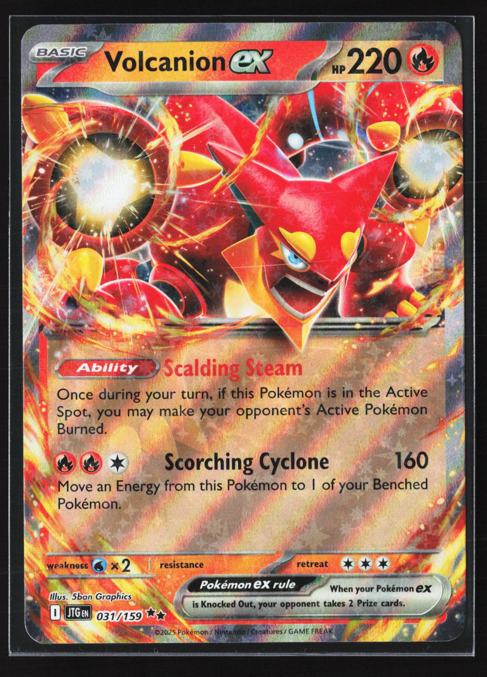 Volcanion ex (JTG 031) — Voorkant