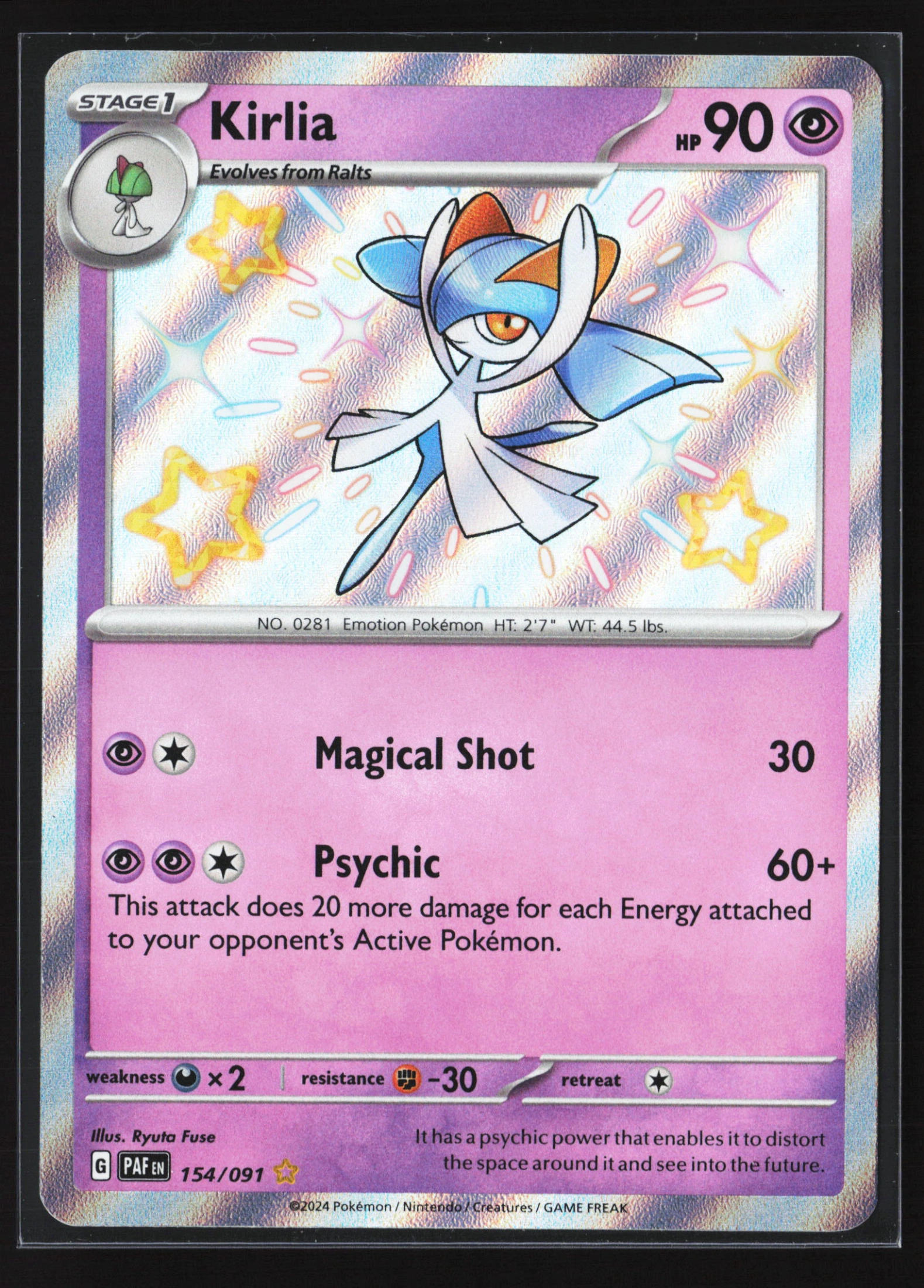 Kirlia (PAF 154) — Voorkant