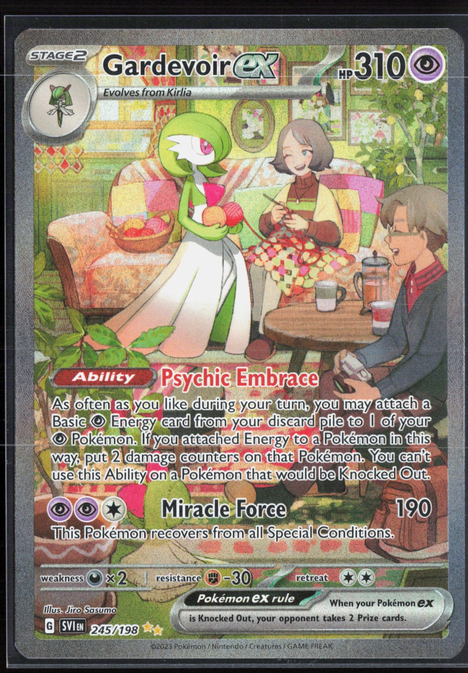 Gardevoir ex (SVI 245) — Voorkant