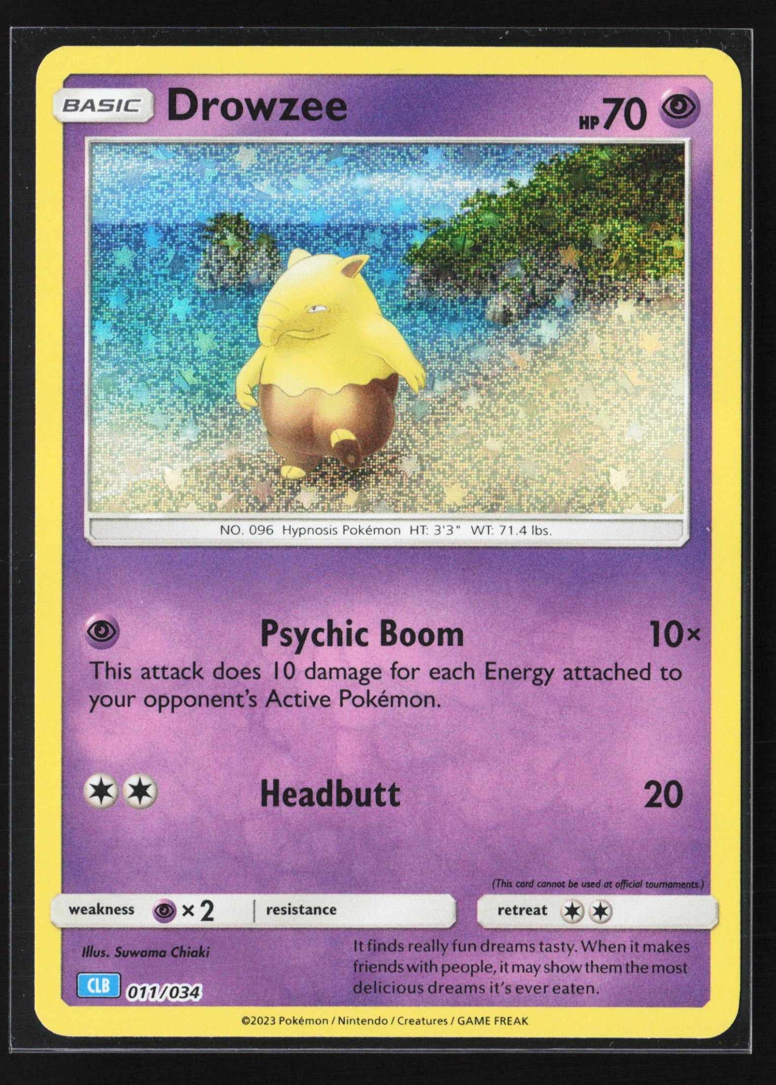 Drowzee (CLB 011) — Voorkant