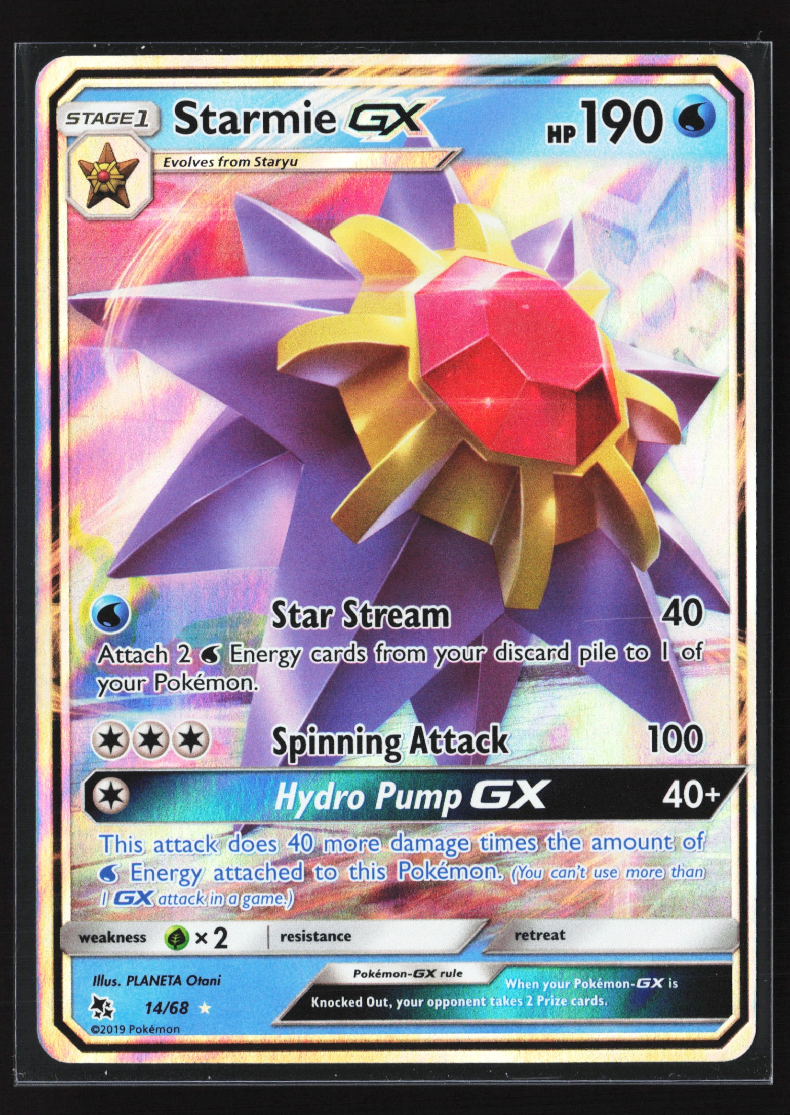 Starmie-GX (HIF 014) — Voorkant