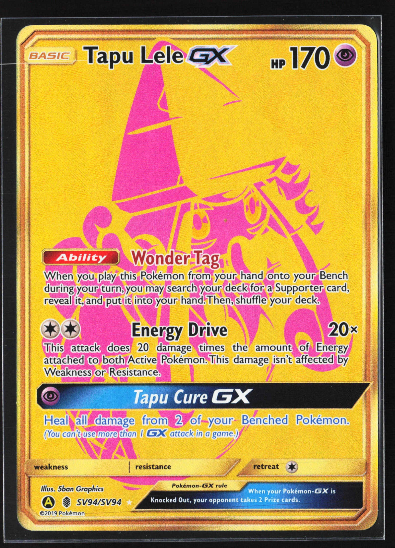 Tapu Lele-GX (HIF SV94) — Voorkant