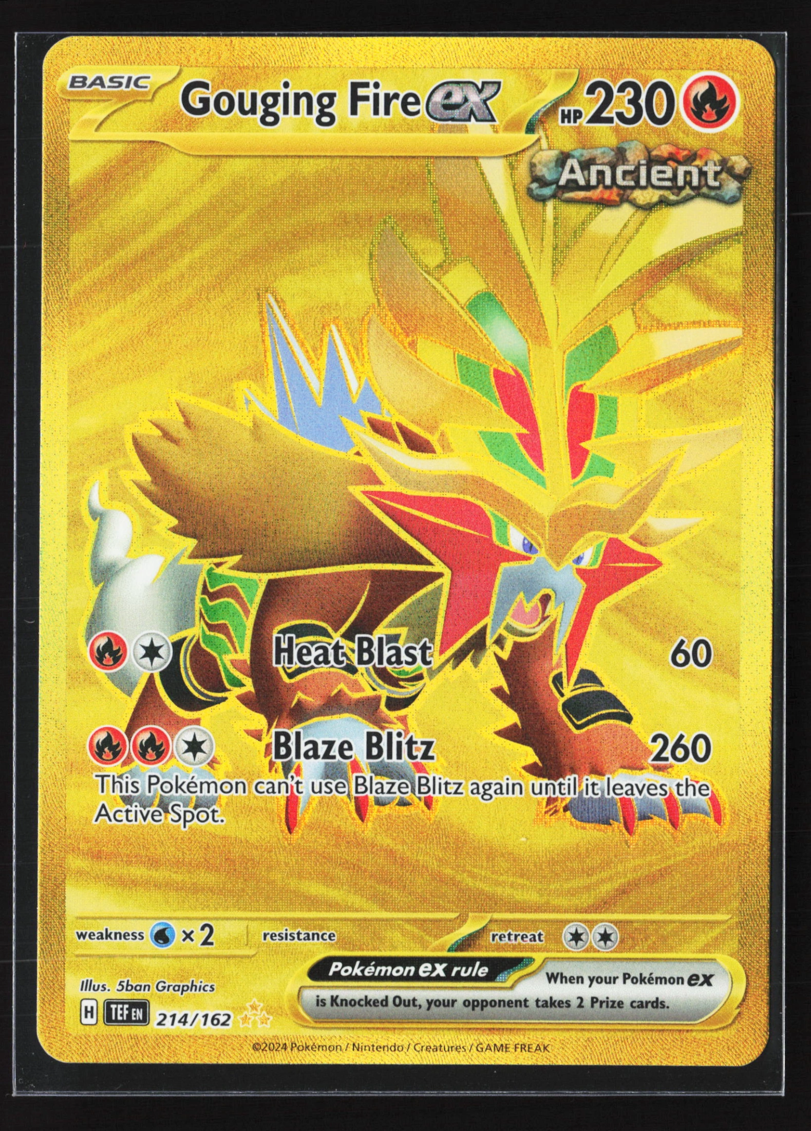 Gouging Fire ex (TEF 214) — Voorkant