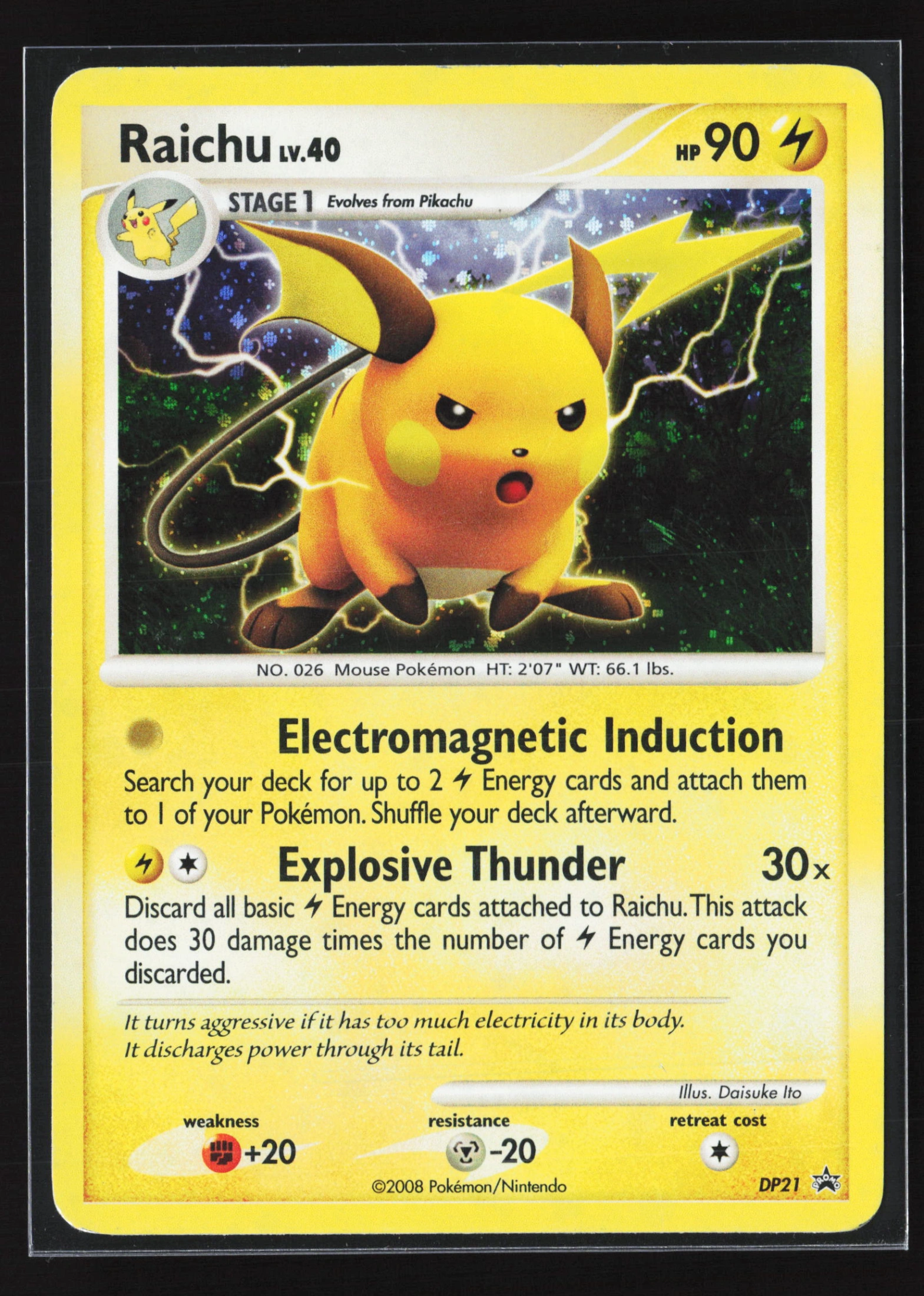 Raichu (PR-DPP DP21) — Voorkant