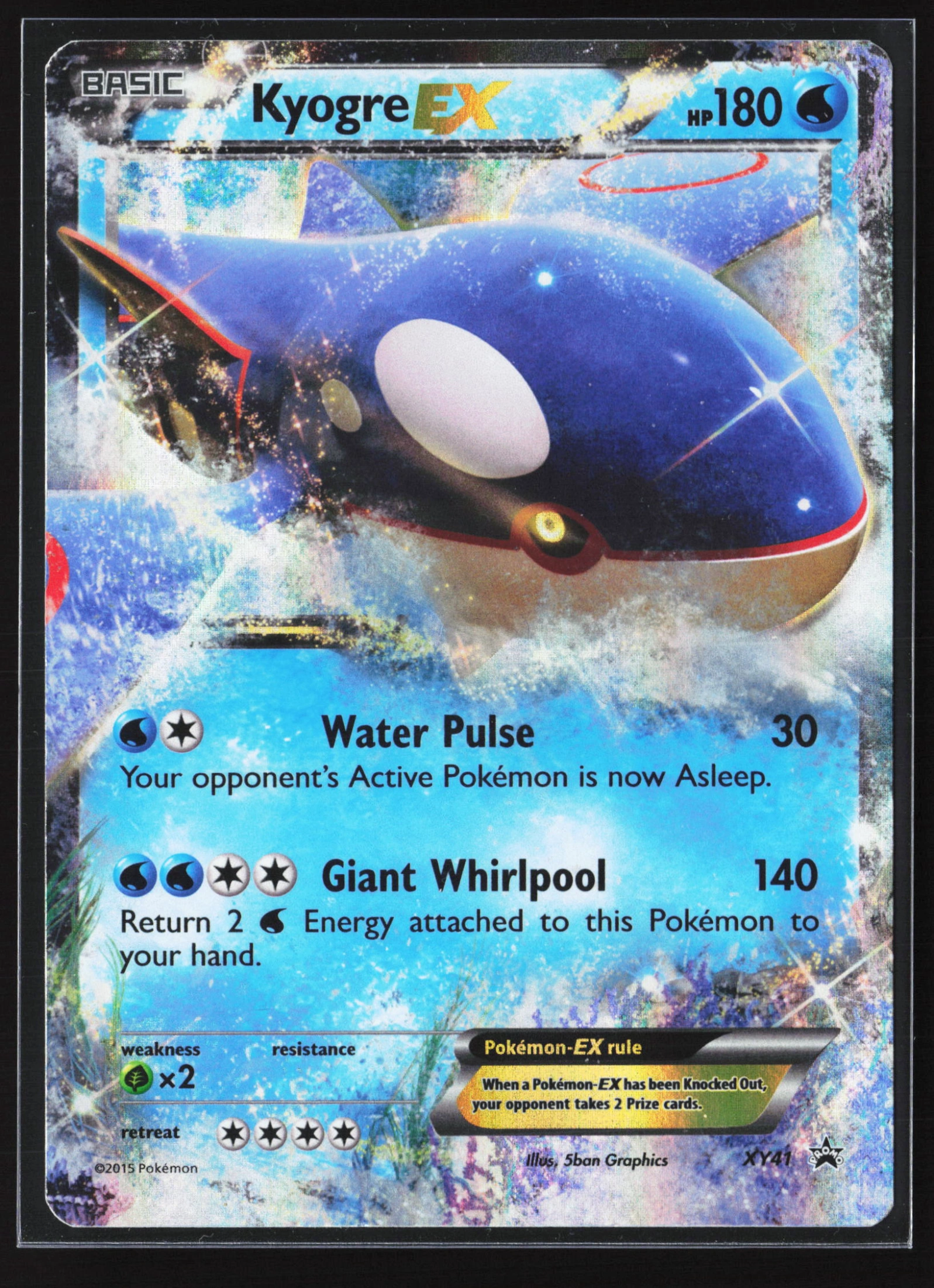 Kyogre-EX (PR-XY XY41) — Voorkant