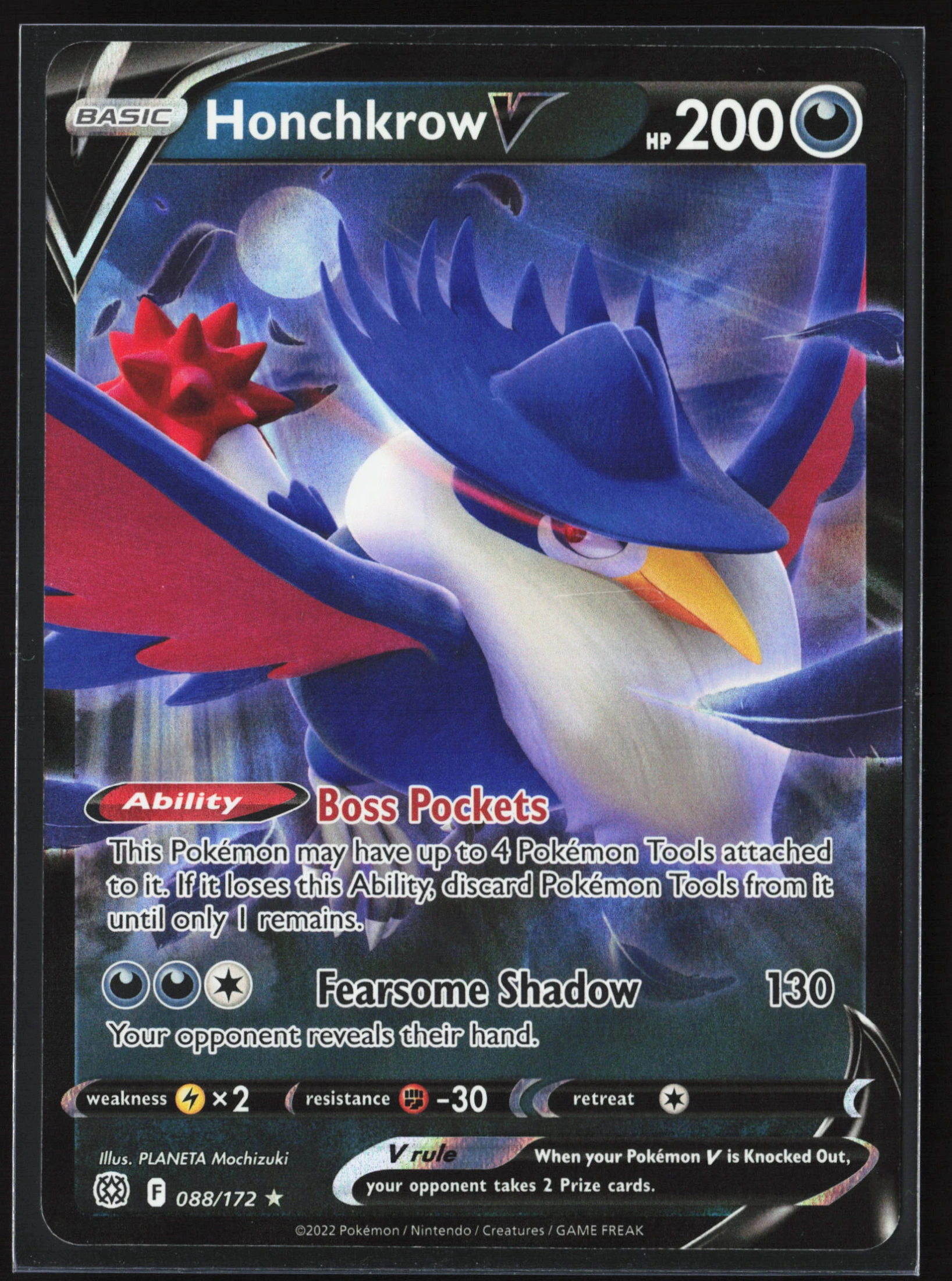 Honchkrow V (BRS 088) — Voorkant