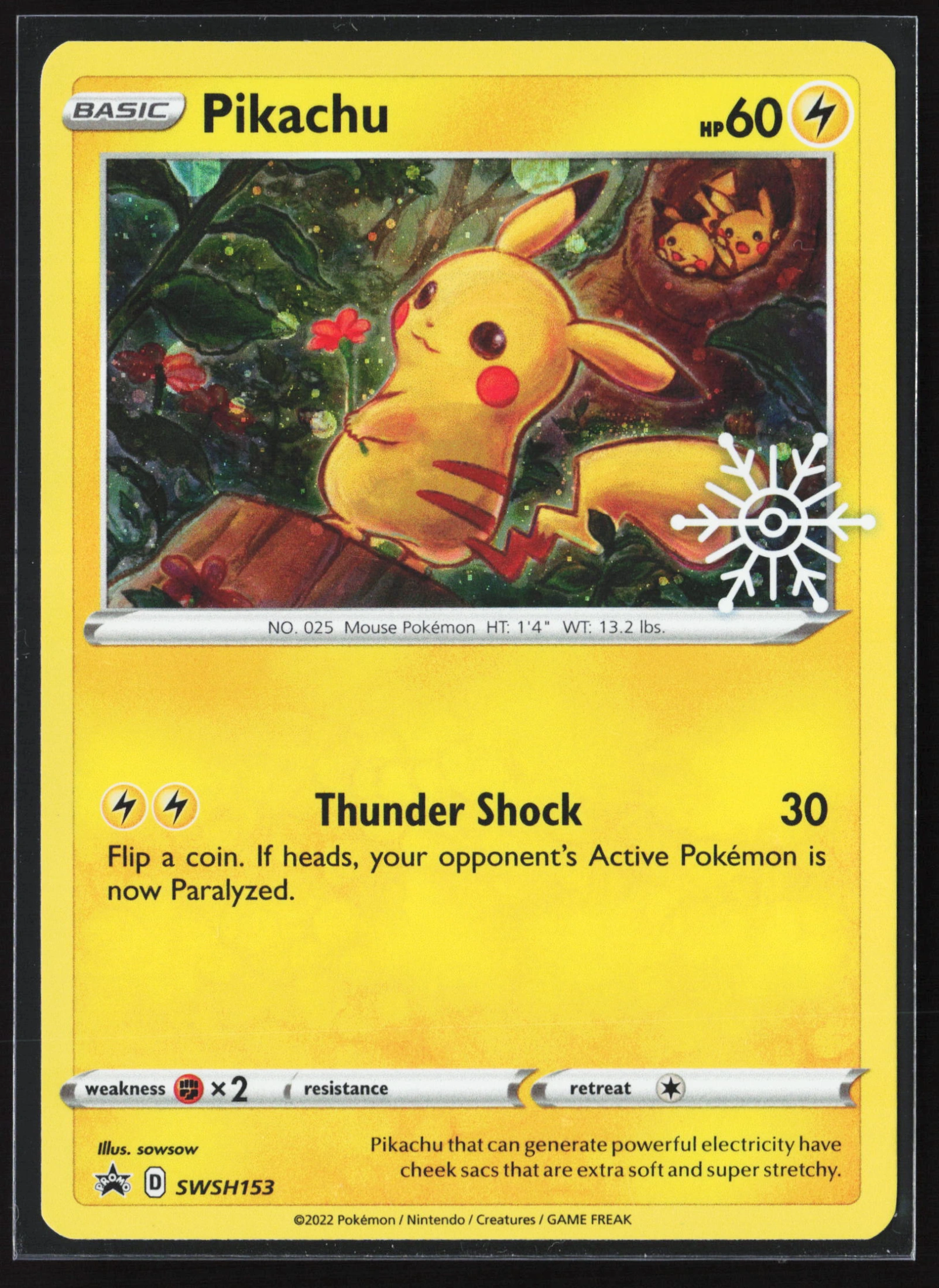 Pikachu (PR-SW SWSH153) — Voorkant