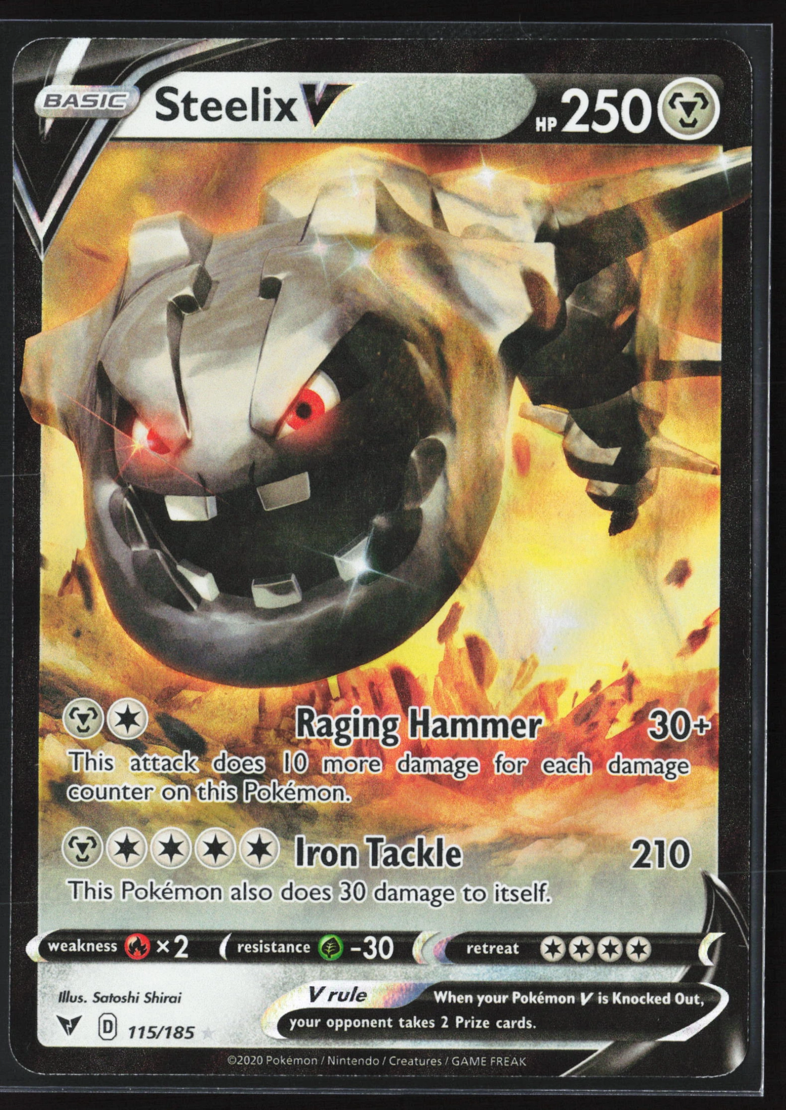 Steelix V (VIV 115) — Voorkant