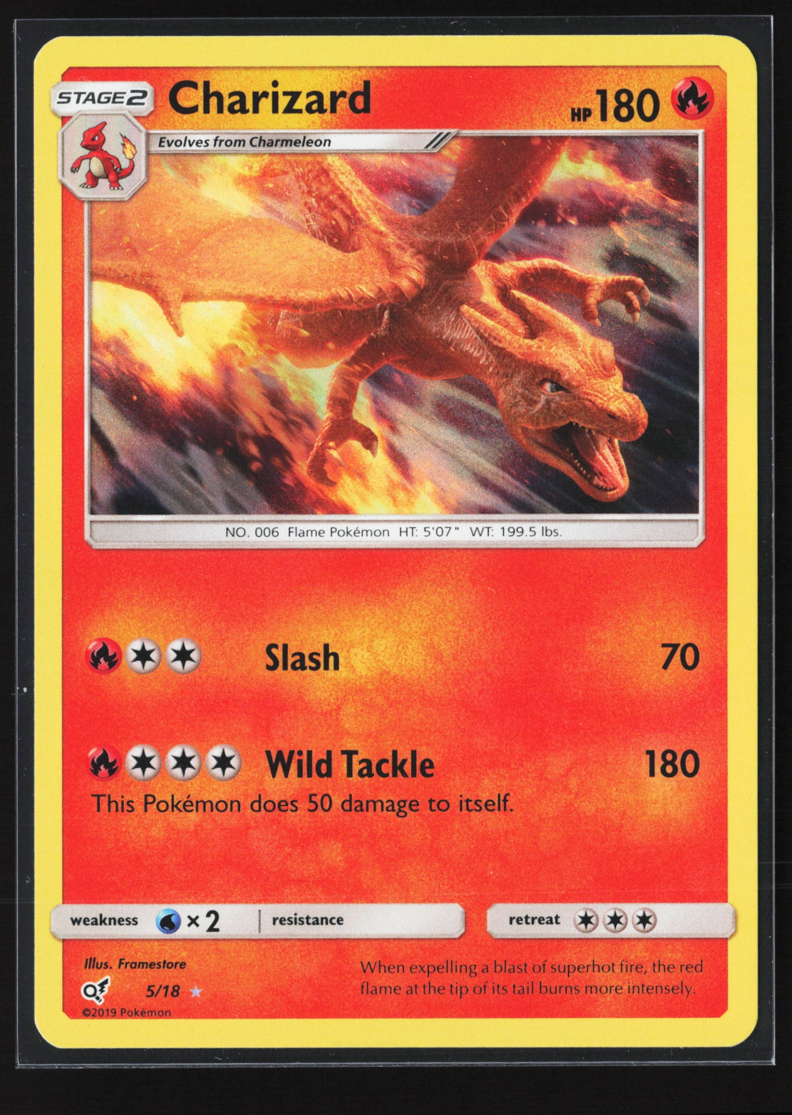 Charizard (DET 005) — Voorkant