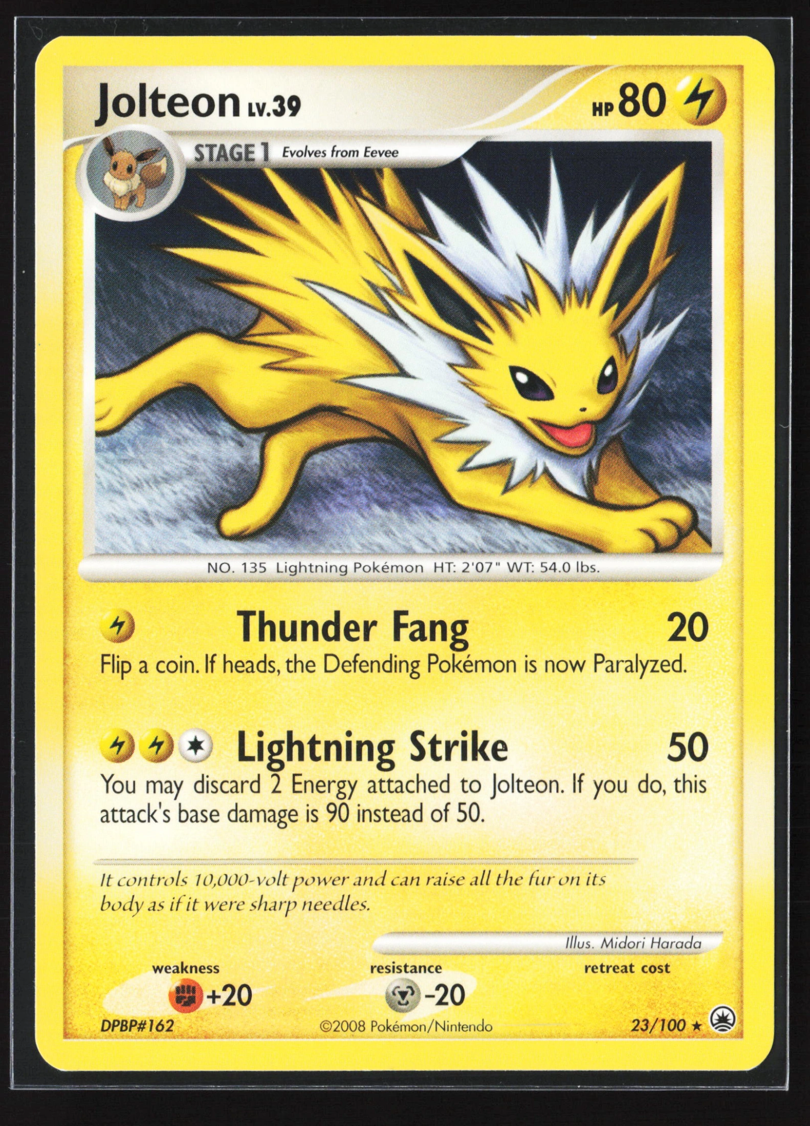 Jolteon (MD 023) — Voorkant