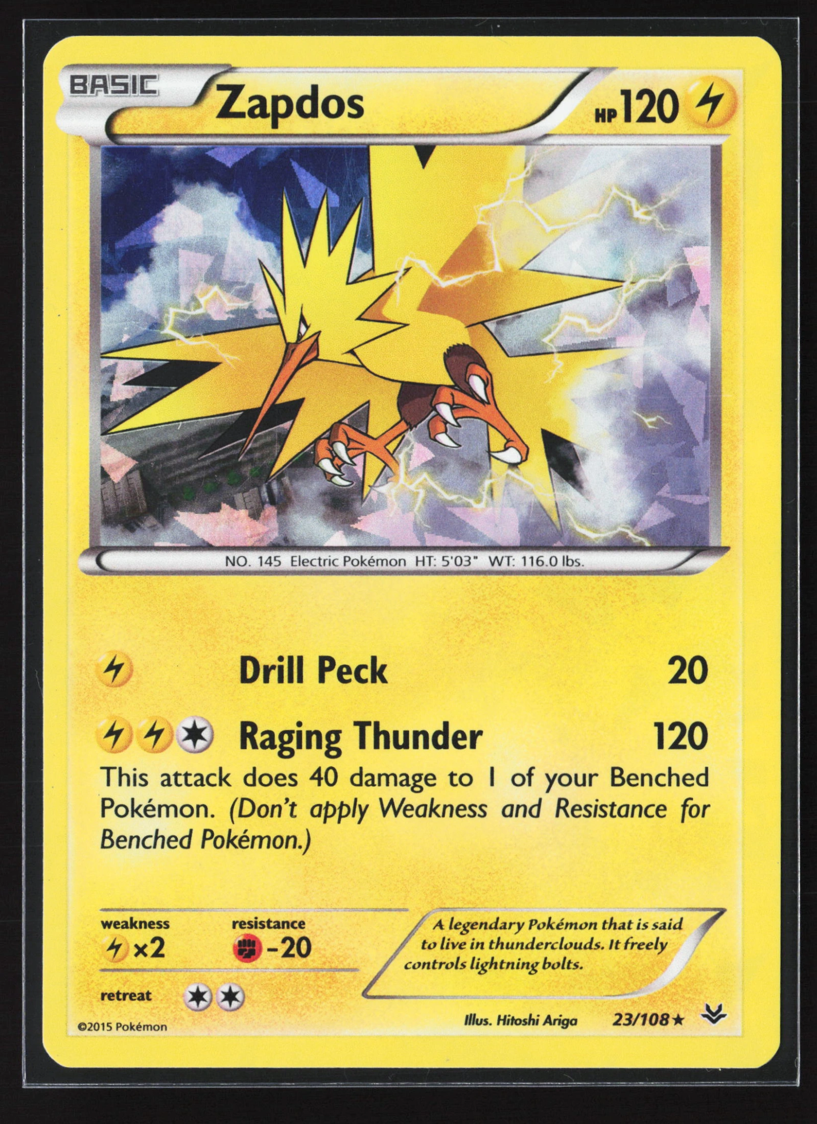 Zapdos (ROS 023) — Voorkant
