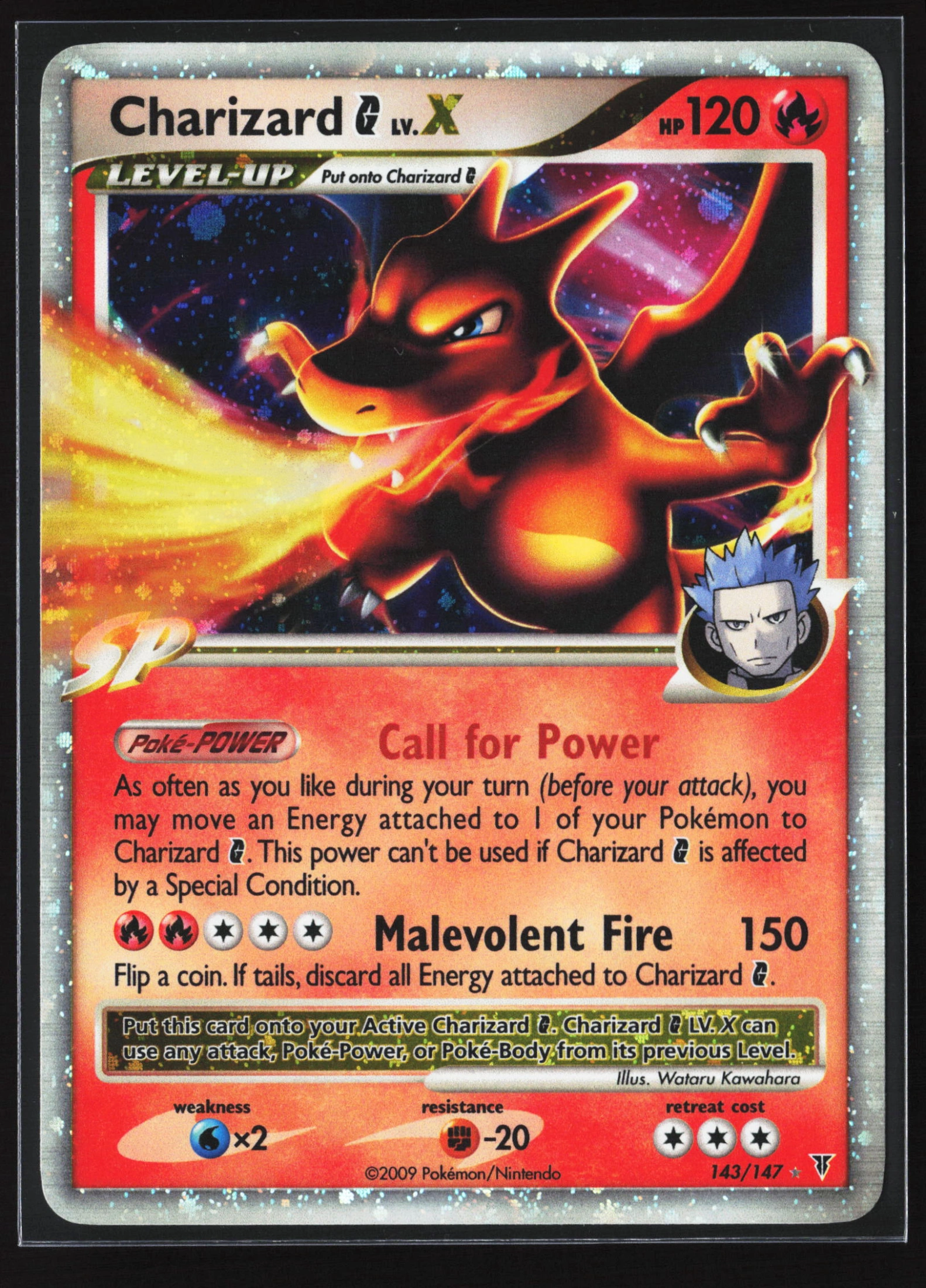Charizard G LV.X (SV 143) — Voorkant
