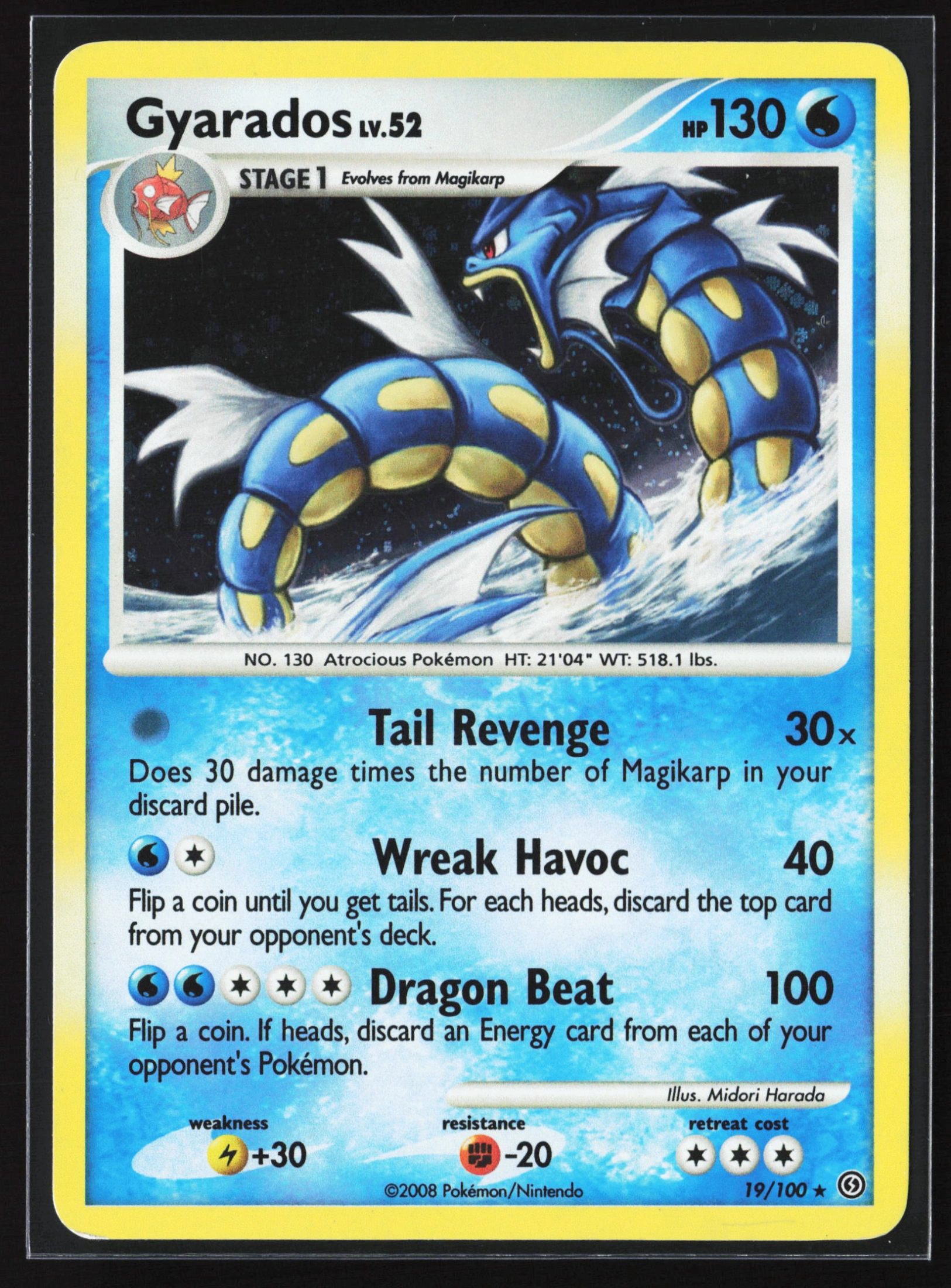 Gyarados (SF 019) — Voorkant