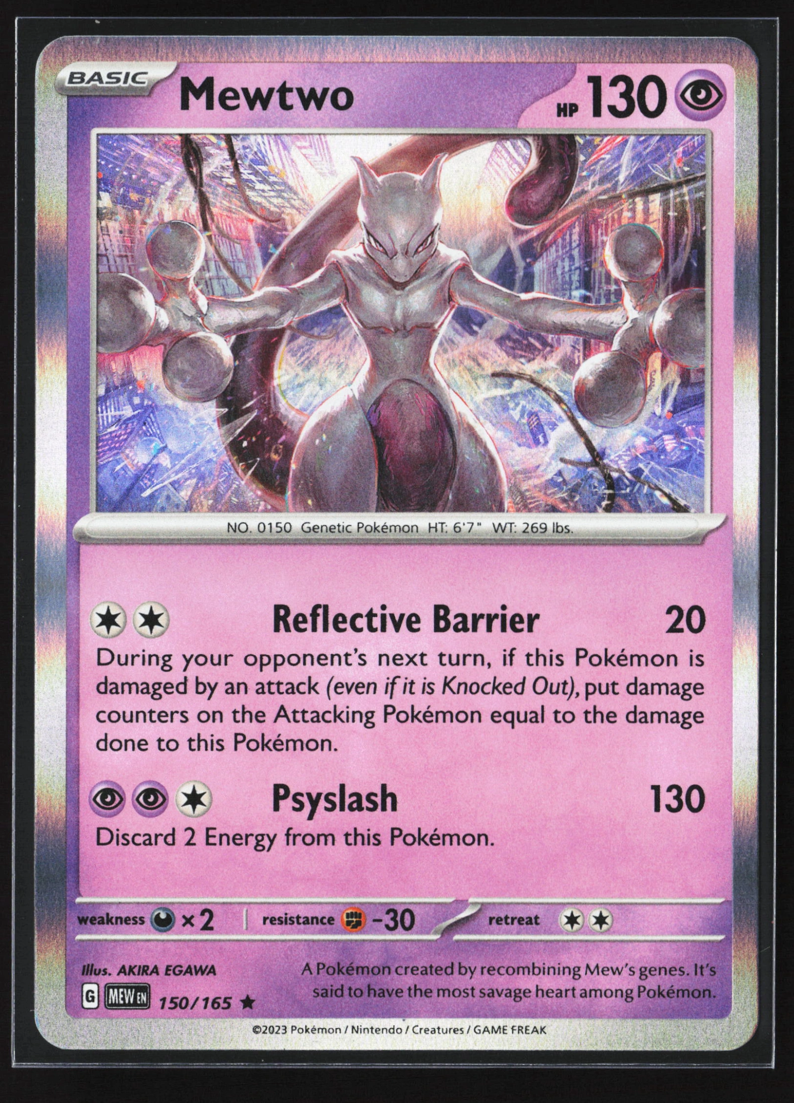Mewtwo (MEW 150) — Voorkant