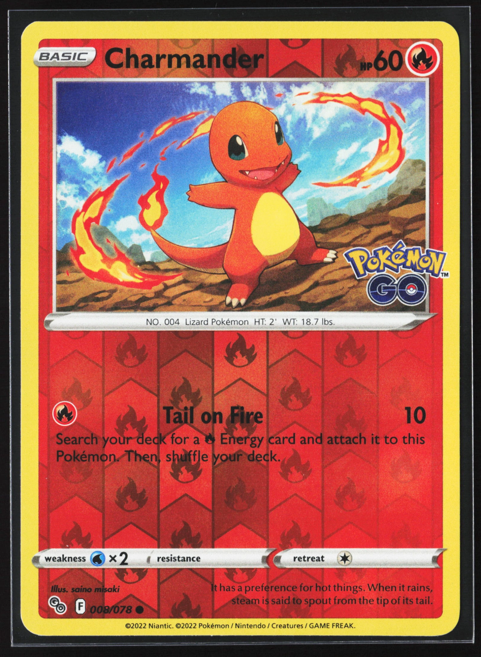 Charmander (PGO 008) — Voorkant