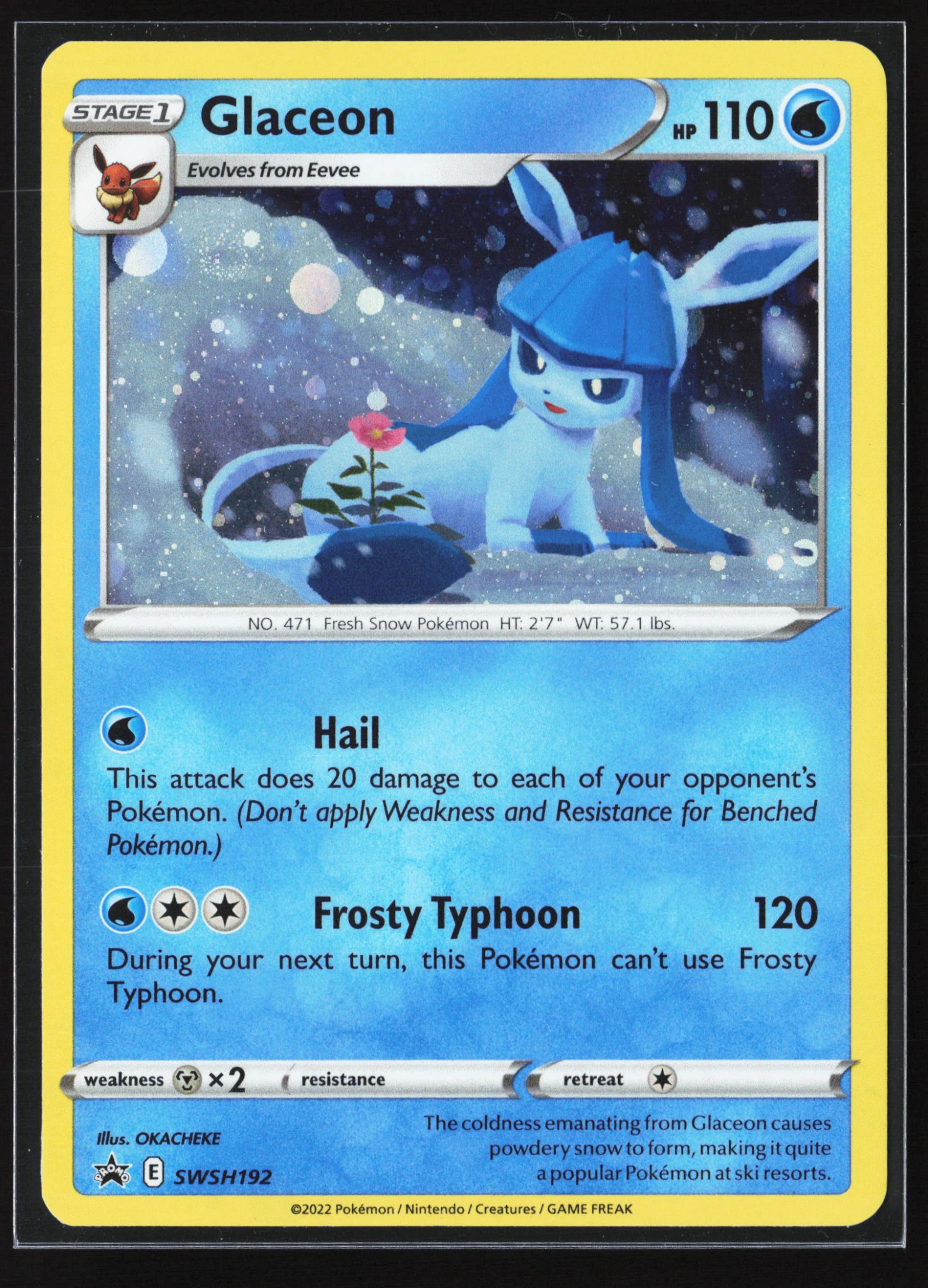Glaceon (PR-SW SWSH192) — Voorkant