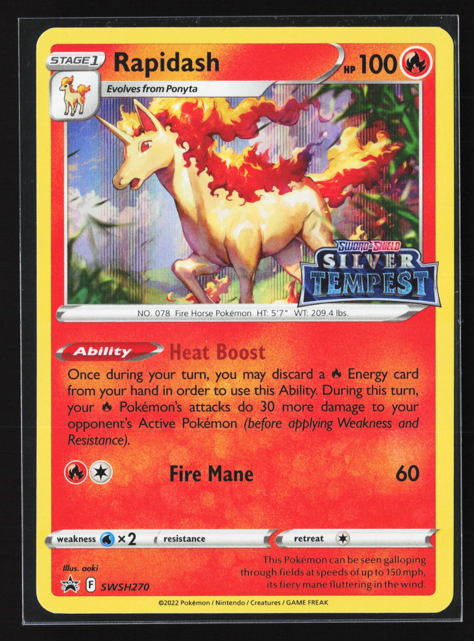 Rapidash (PR-SW SWSH270) — Voorkant