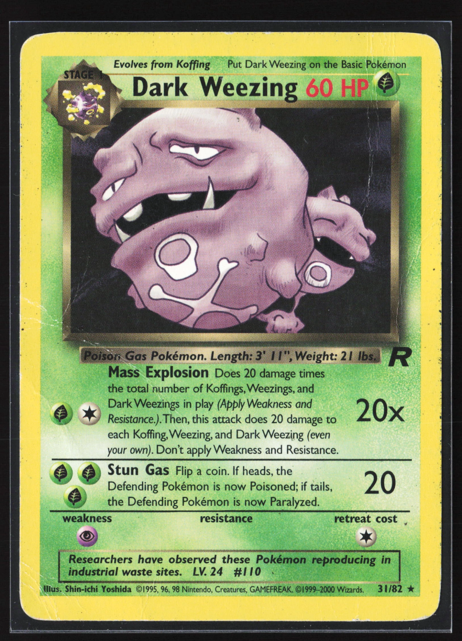 Dark Weezing (TR 031) — Voorkant