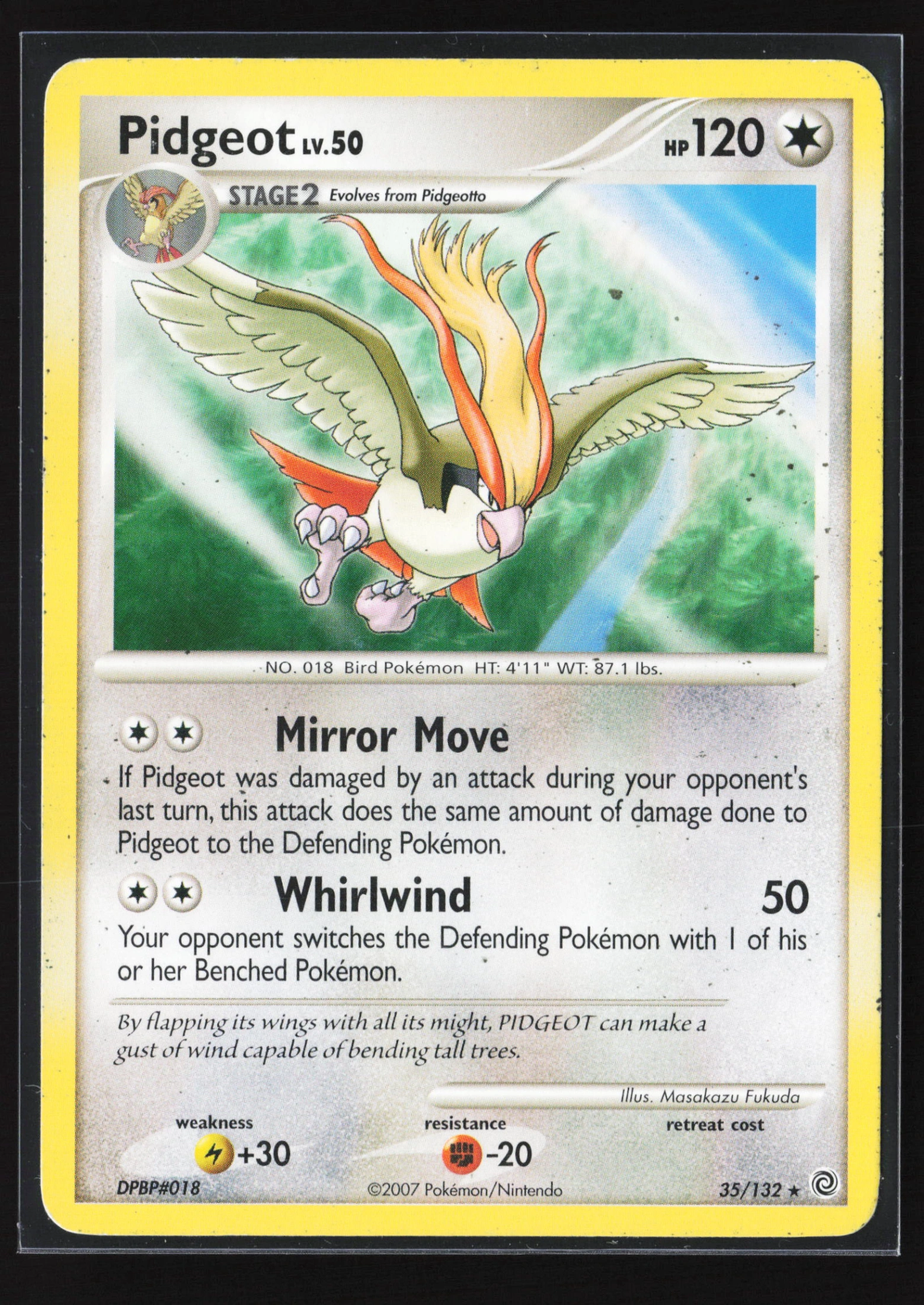 Pidgeot (SW 035) — Voorkant