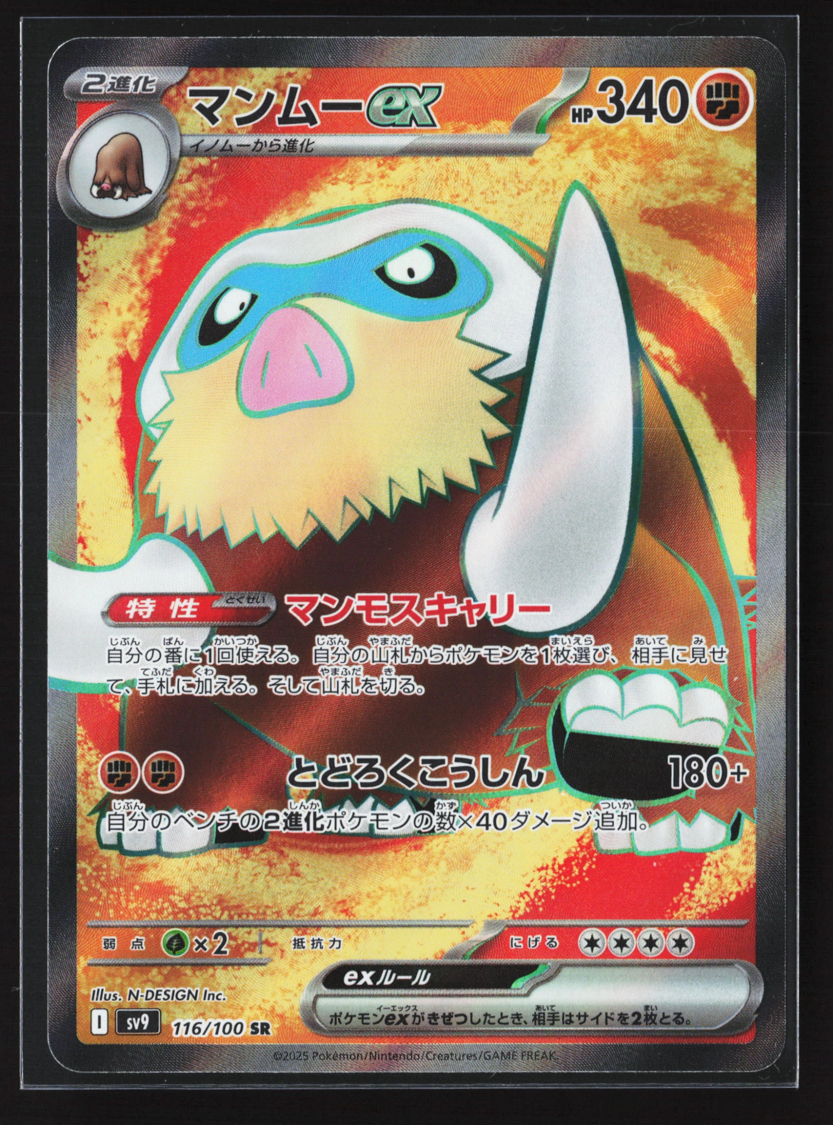 Mamoswine ex (SV9 116) — Voorkant