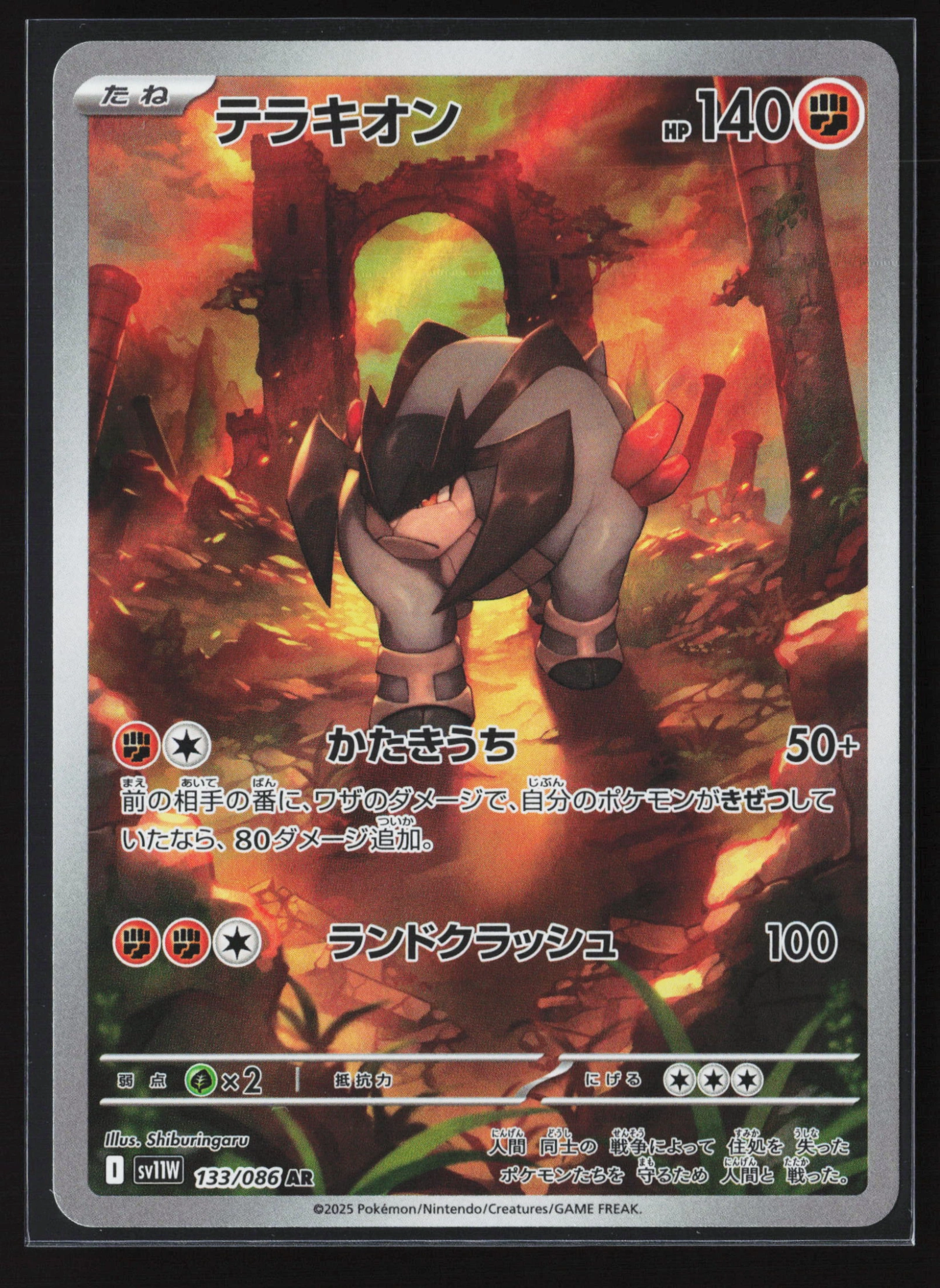 Terrakion (SV11W 133) — Voorkant
