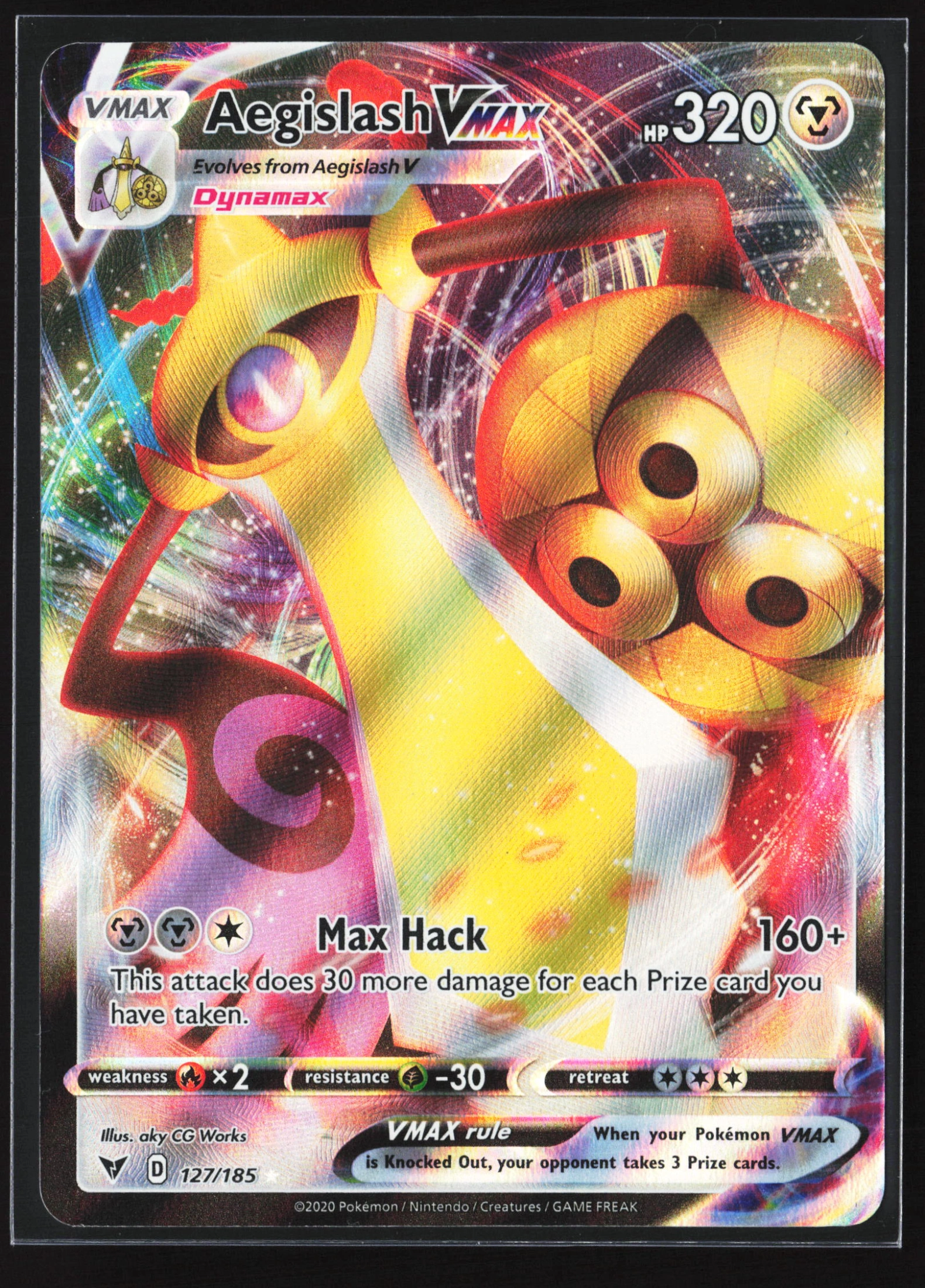 Aegislash VMAX (VIV 127) — Voorkant