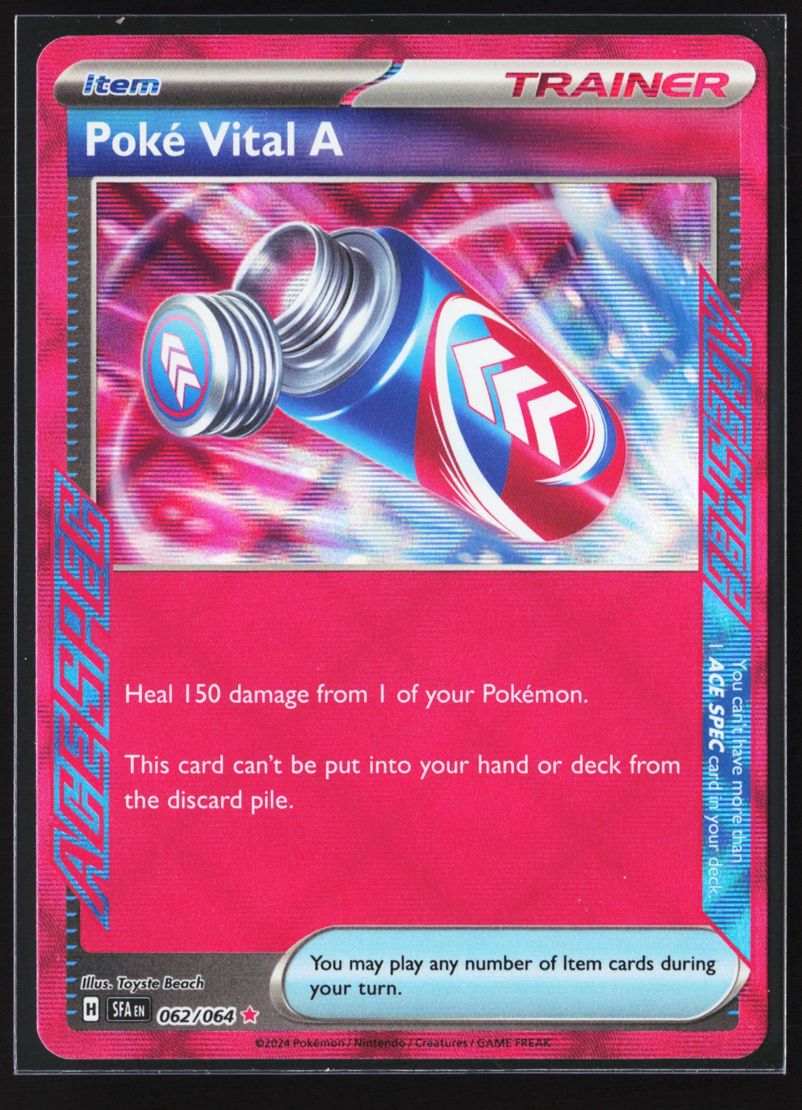 Poké Vital A (SFA 062) — Voorkant