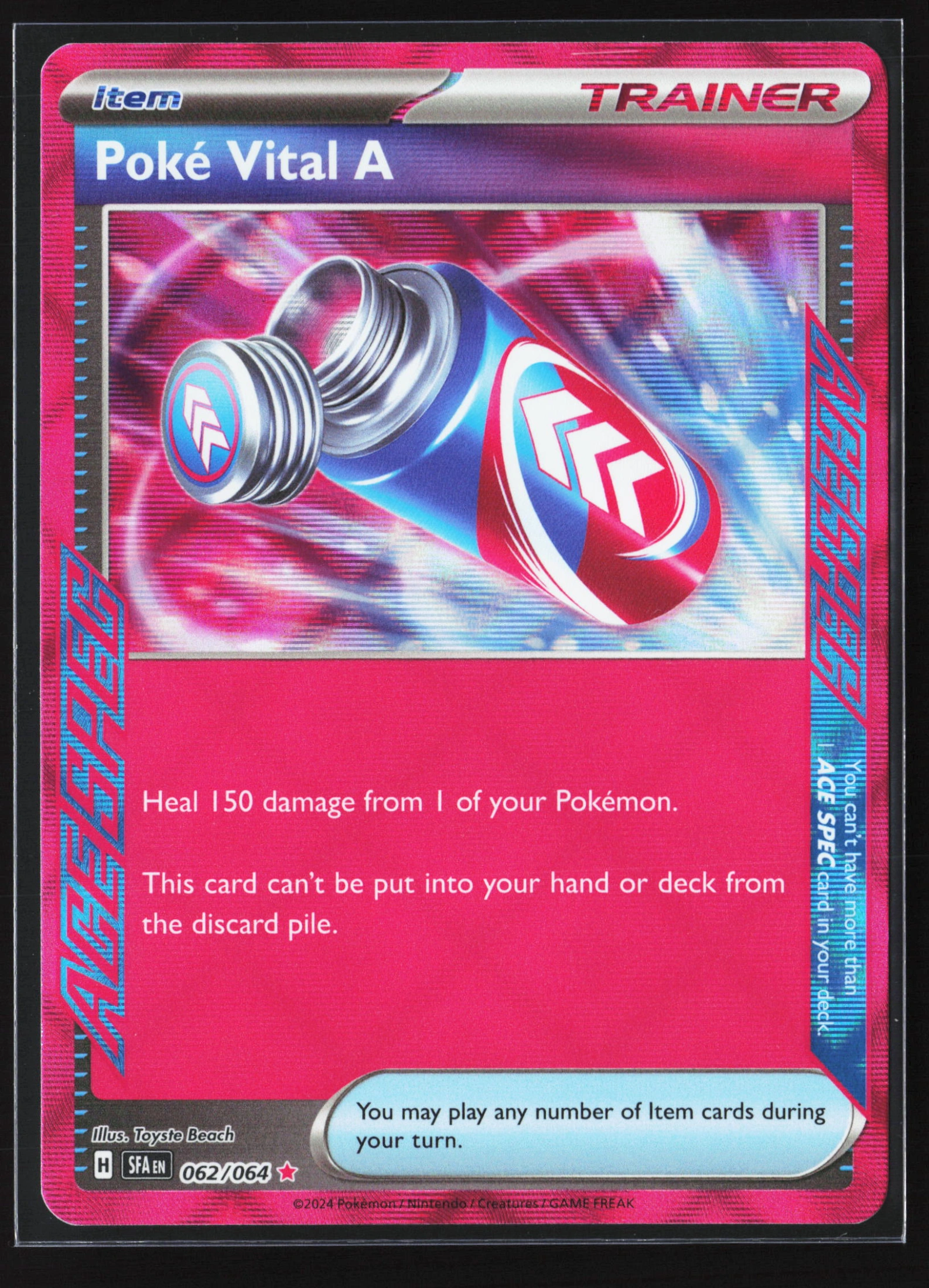 Poké Vital A (SFA 062) — Voorkant