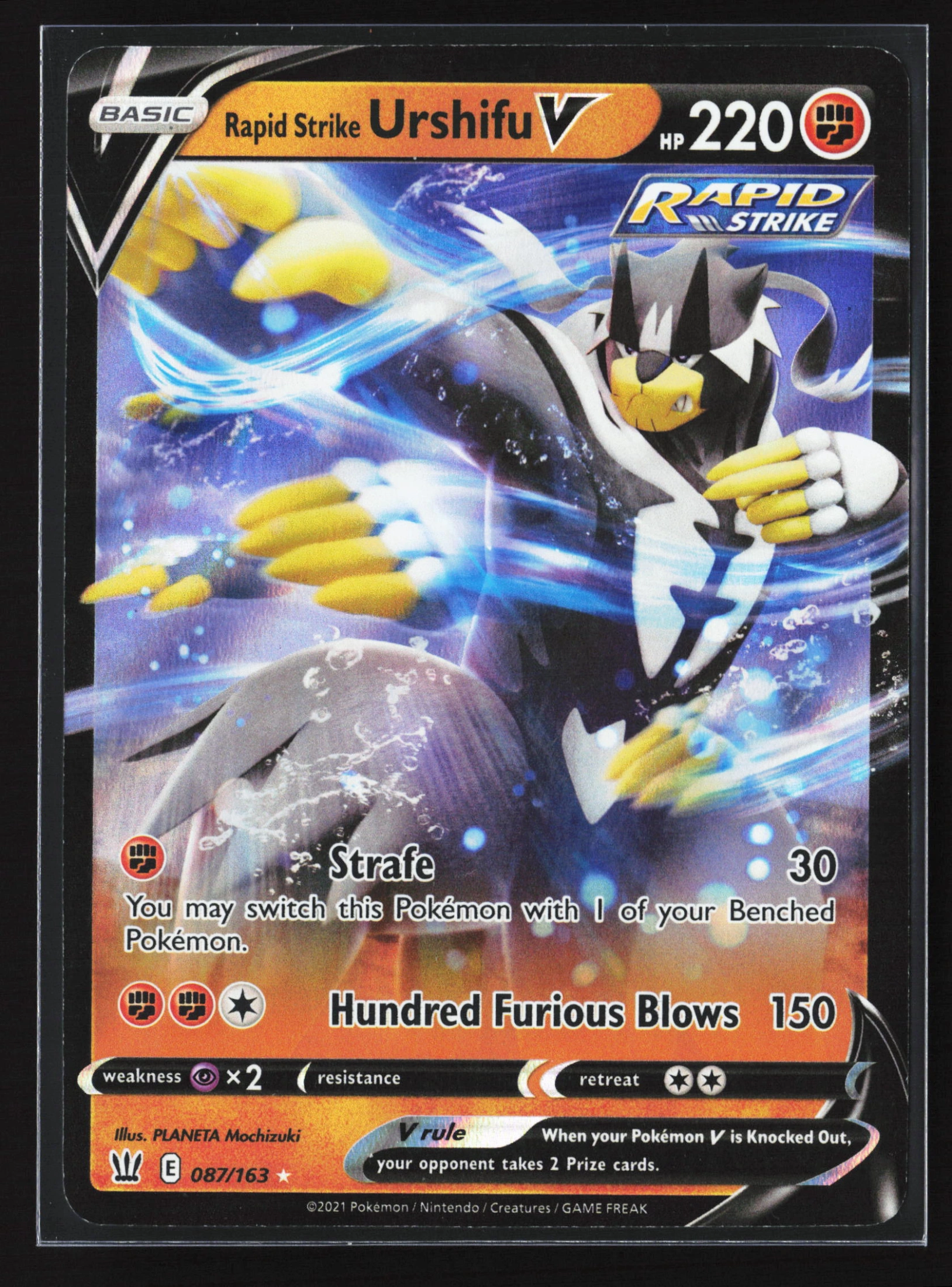 Rapid Strike Urshifu V (BST 087) — Voorkant