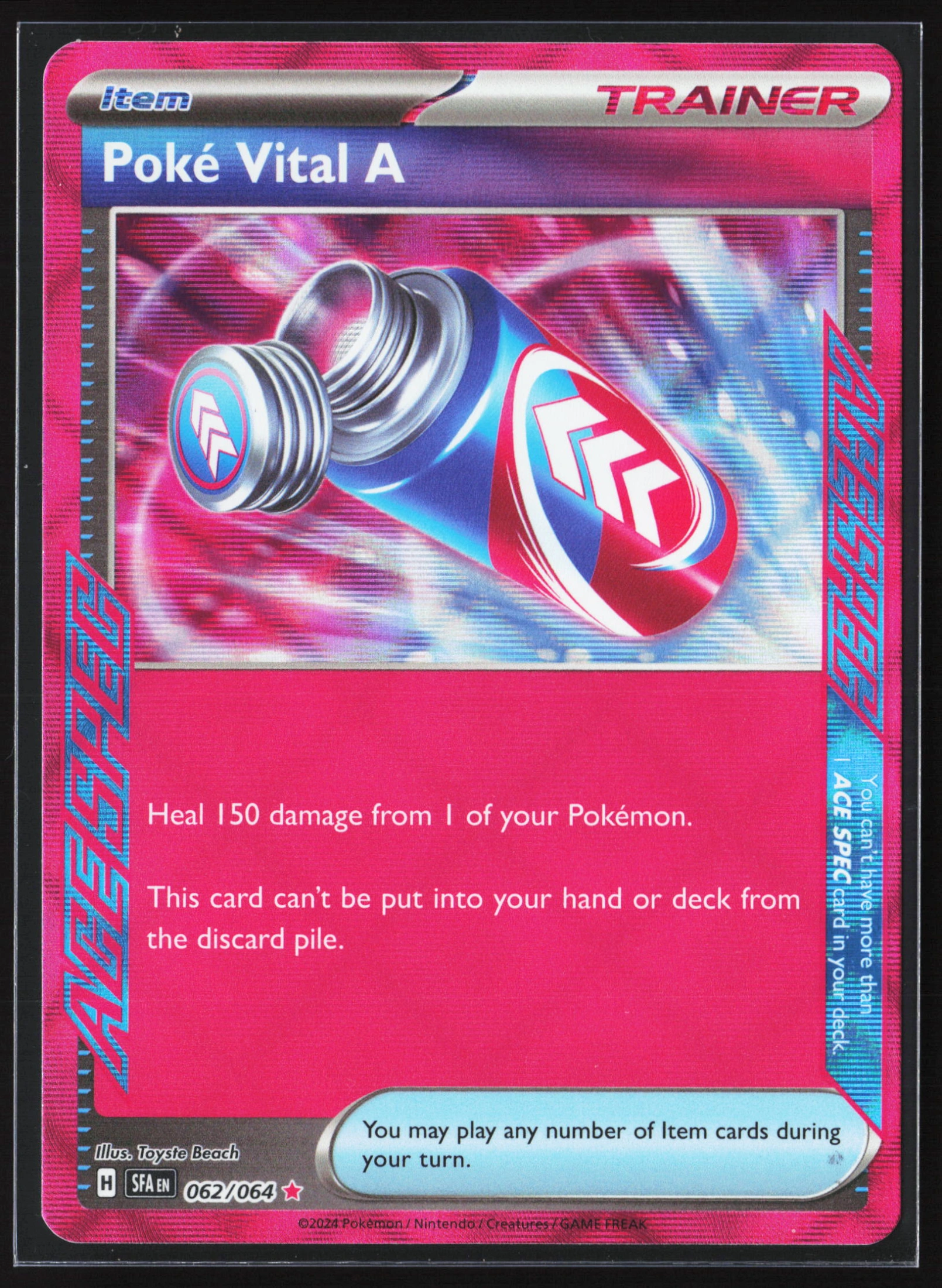 Poké Vital A (SFA 062) — Voorkant