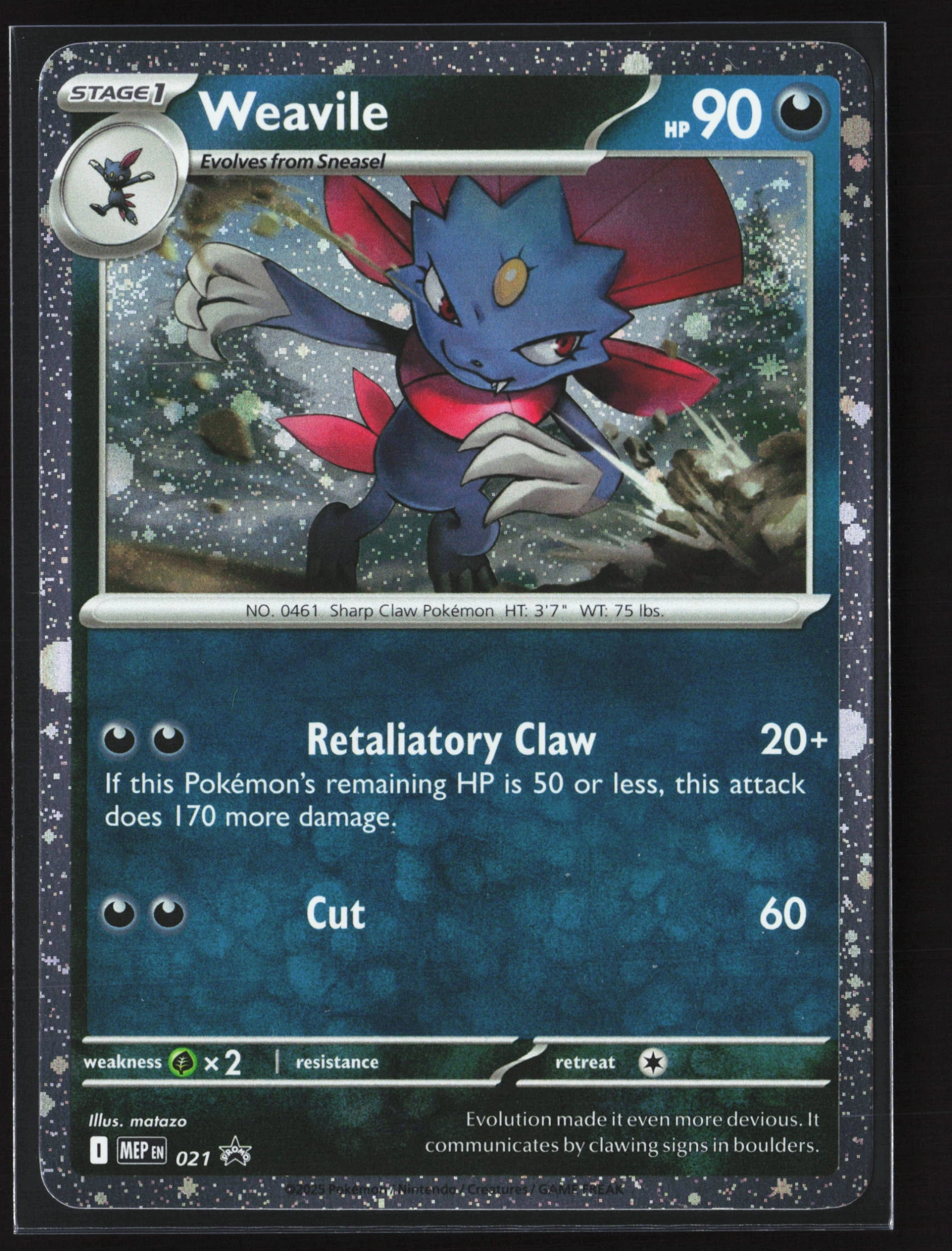 Weavile (MEP 021) — Voorkant